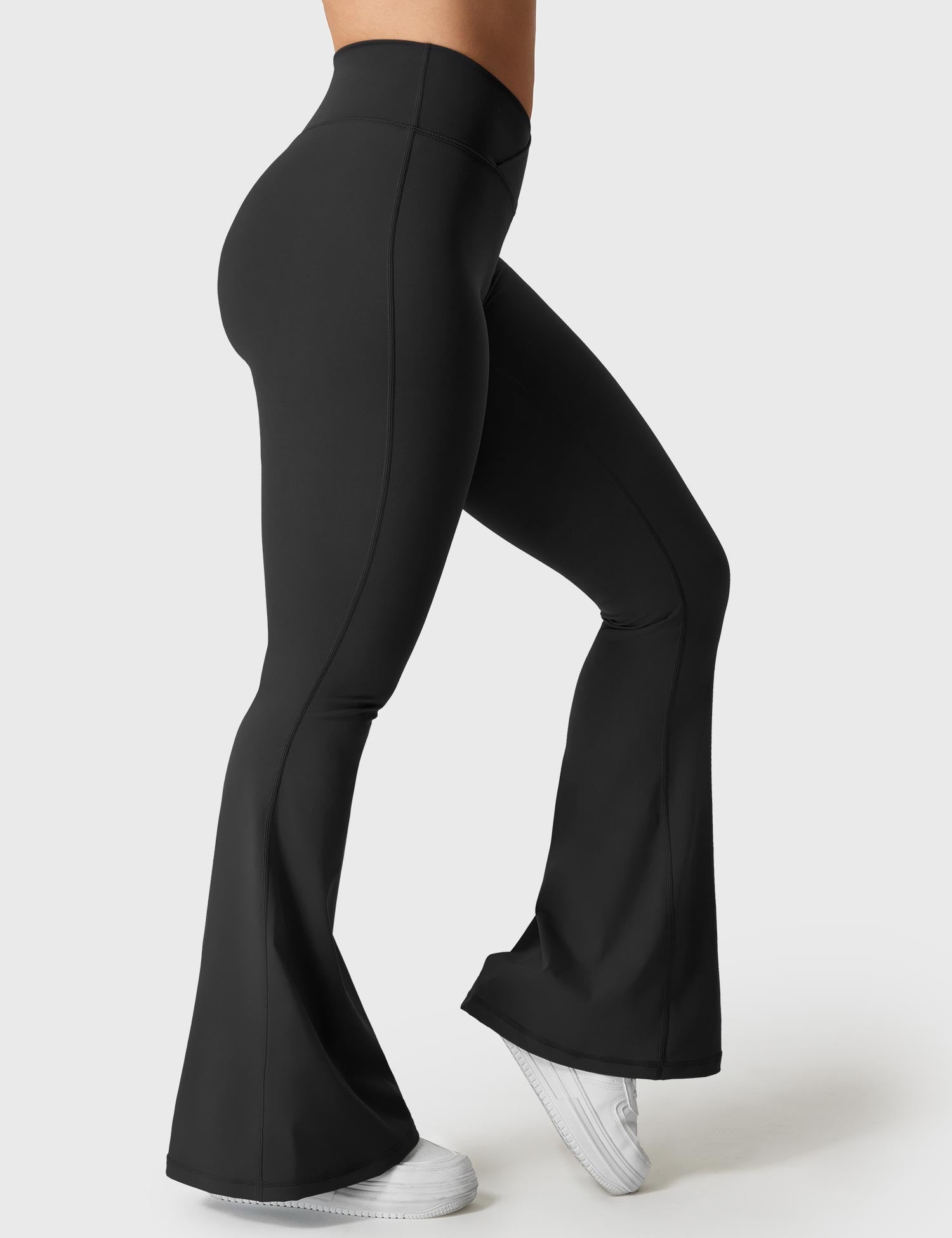 Velouré V-waistband Kalie Flare Leggings