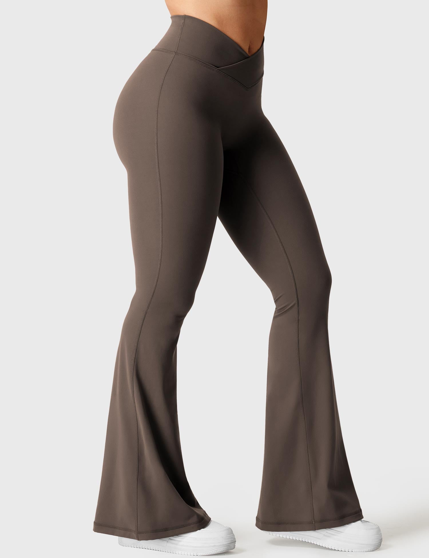 Velouré V-waistband Kalie Flare Leggings