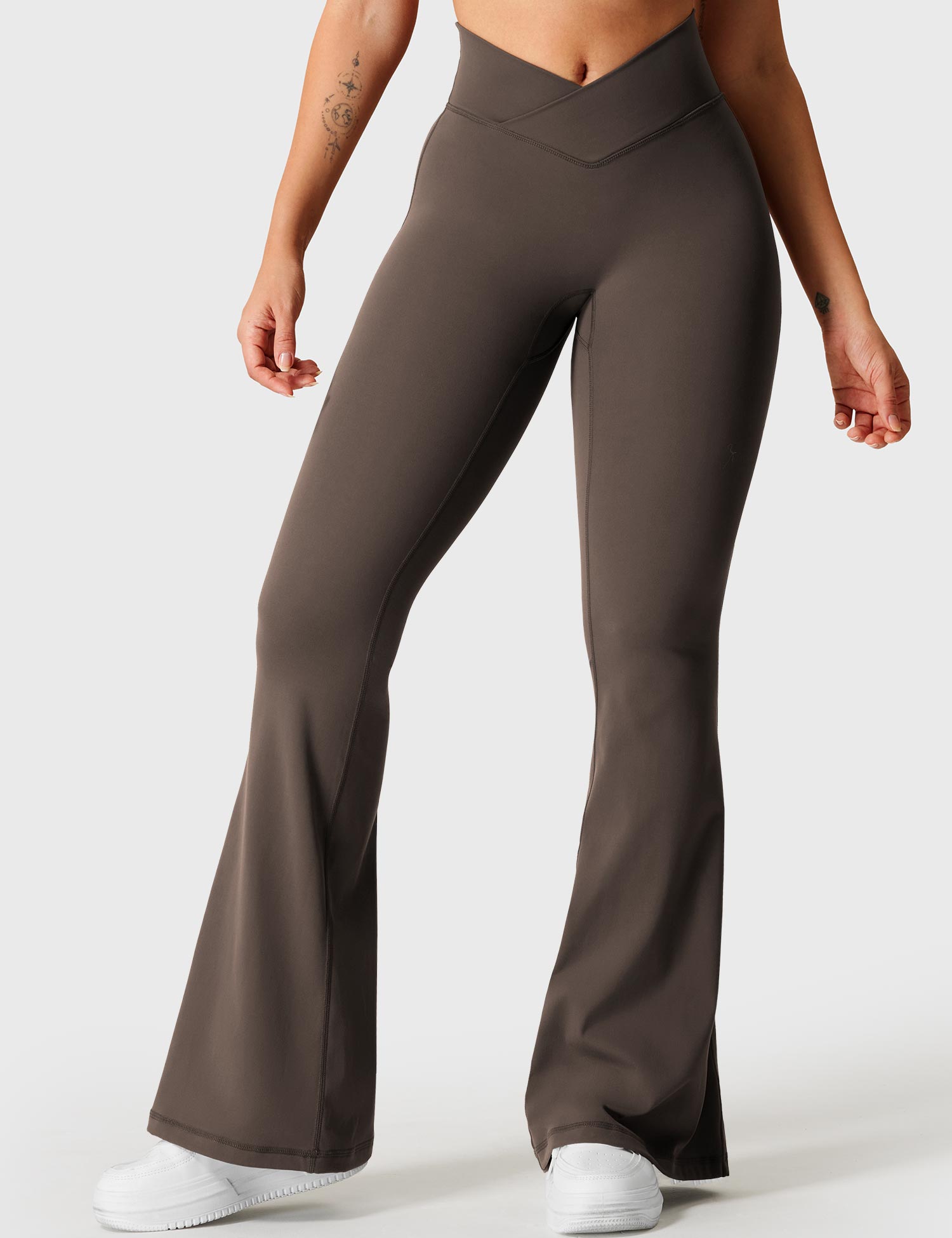 Velouré V-waistband Kalie Flare Leggings
