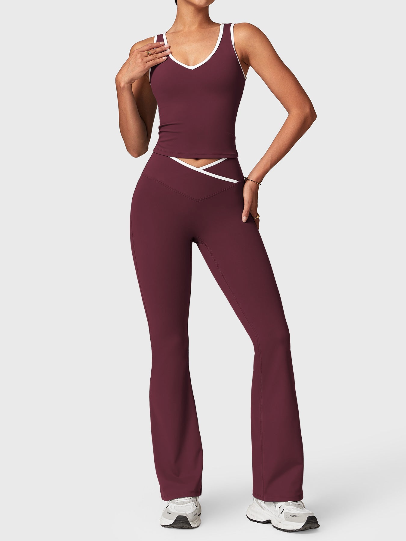 Velouré Alberta Contrast Trim Sports Set