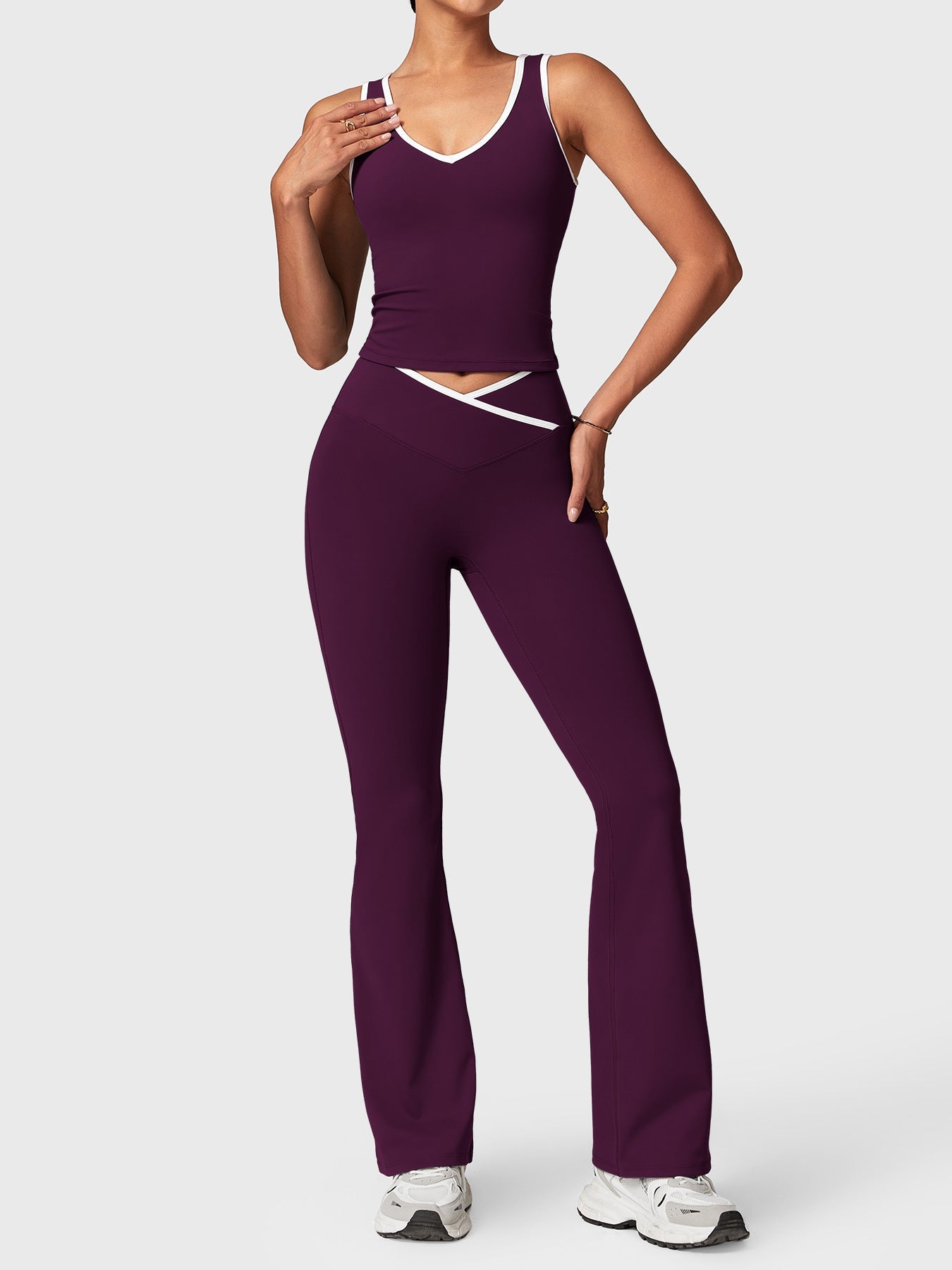 Velouré Alberta Contrast Trim Sports Set