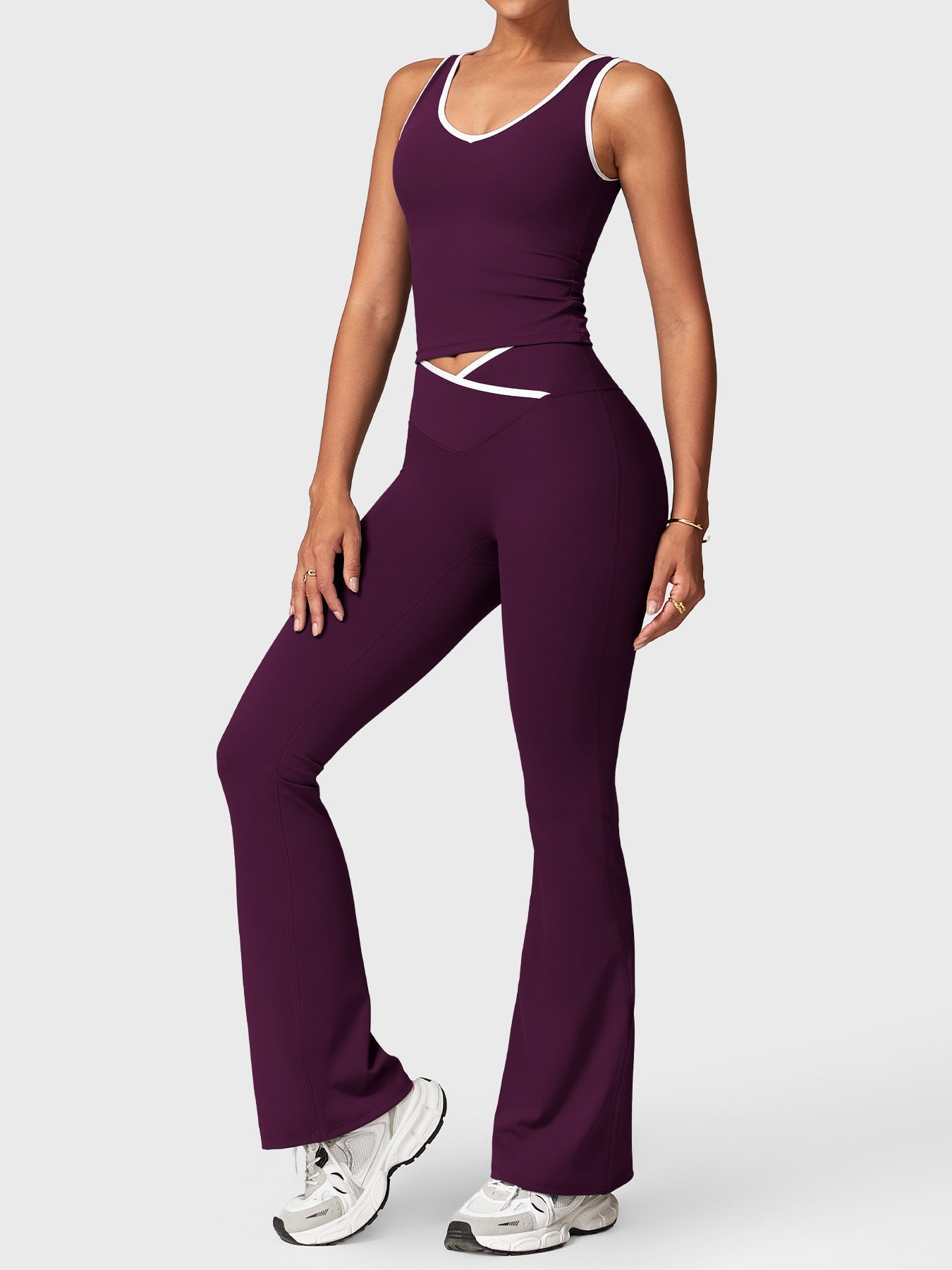 Velouré Alberta Contrast Trim Sports Set