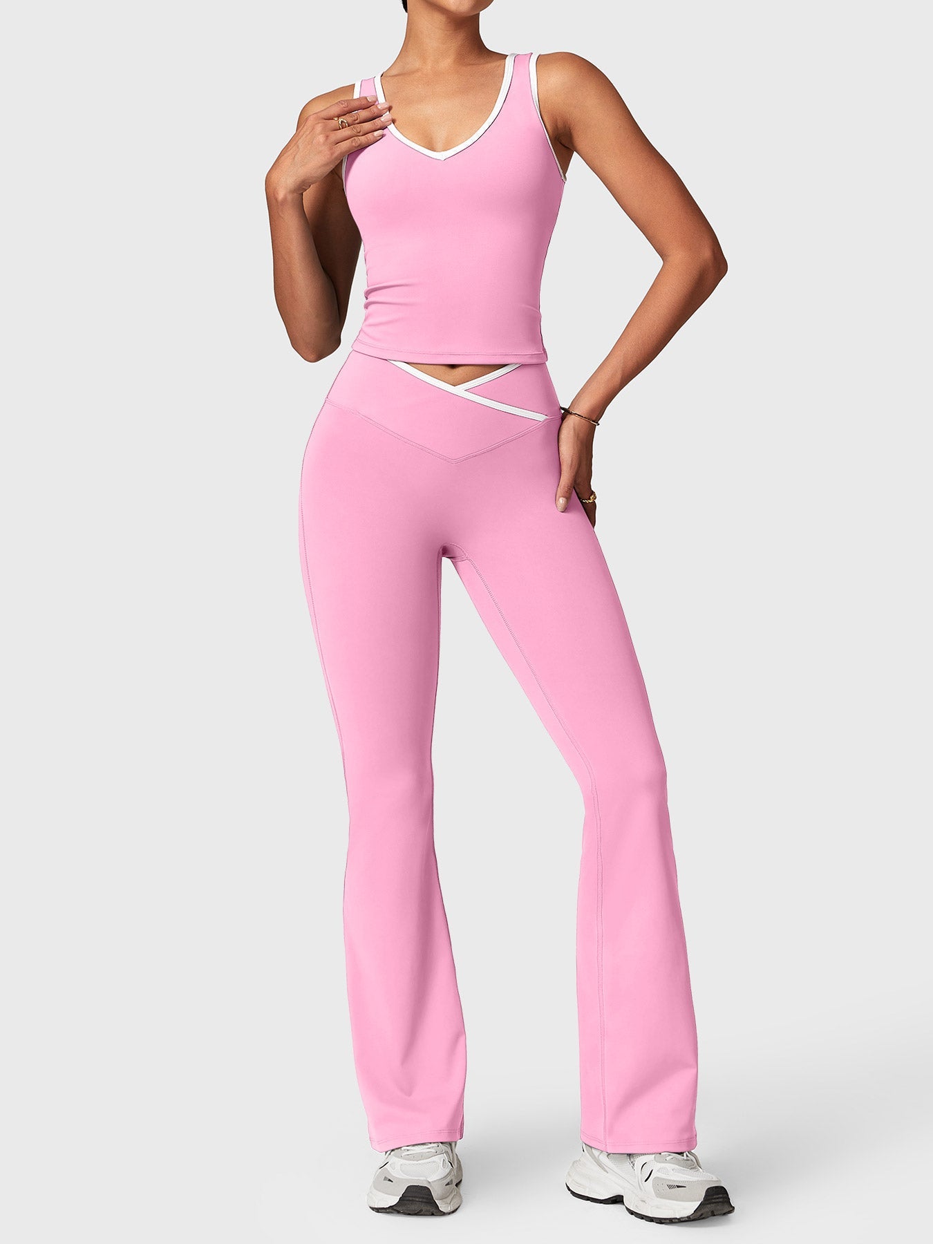 Velouré Alberta Contrast Trim Sports Set