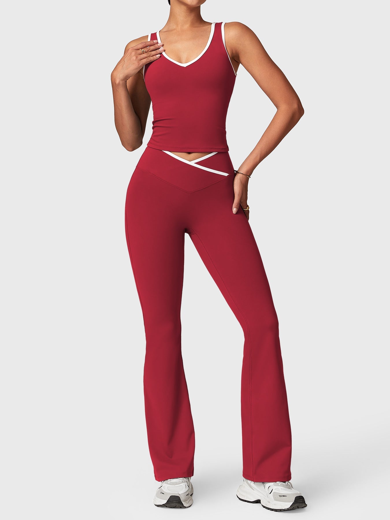 Velouré Alberta Contrast Trim Sports Set