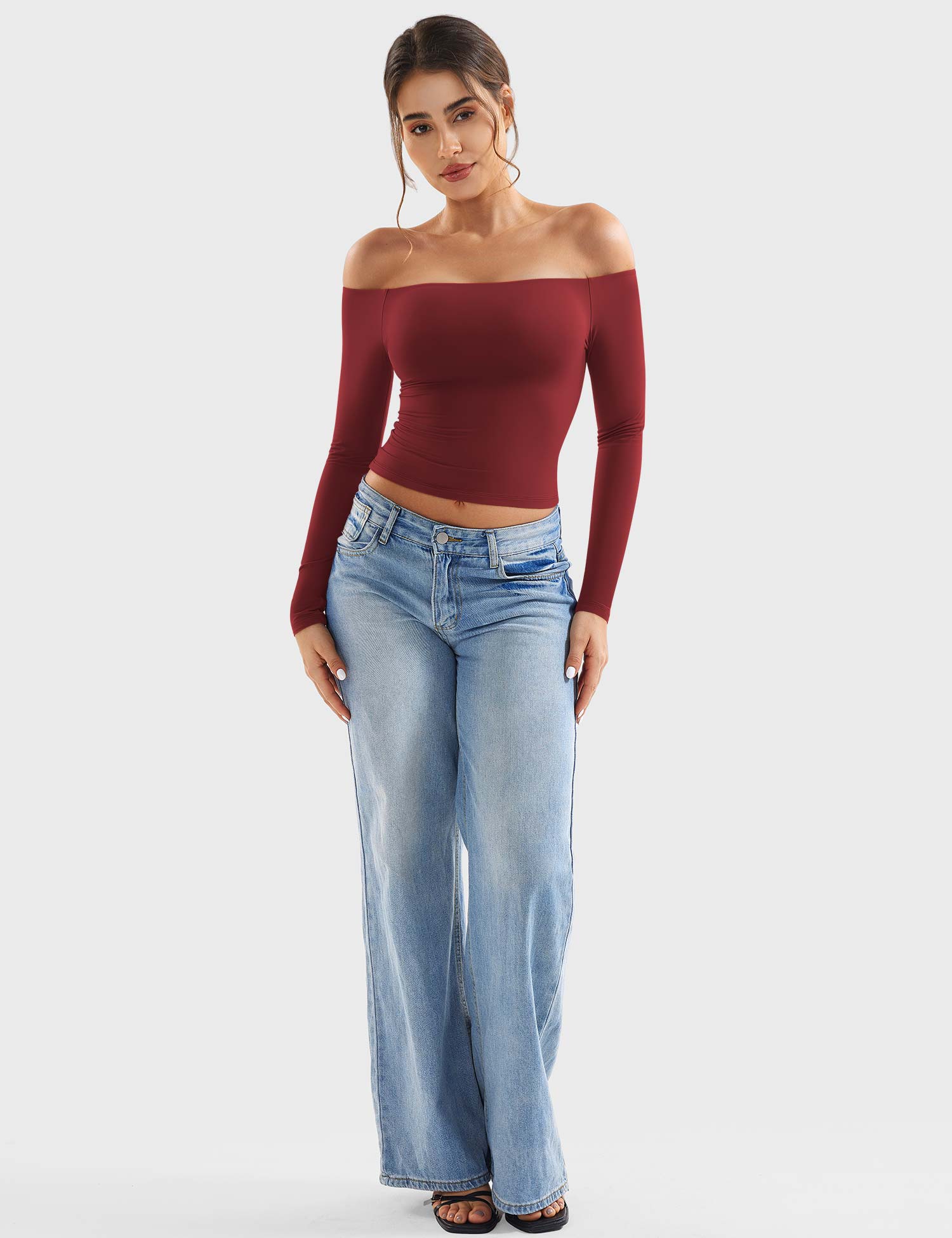 Velouré Luzlie Off Shoulder Top