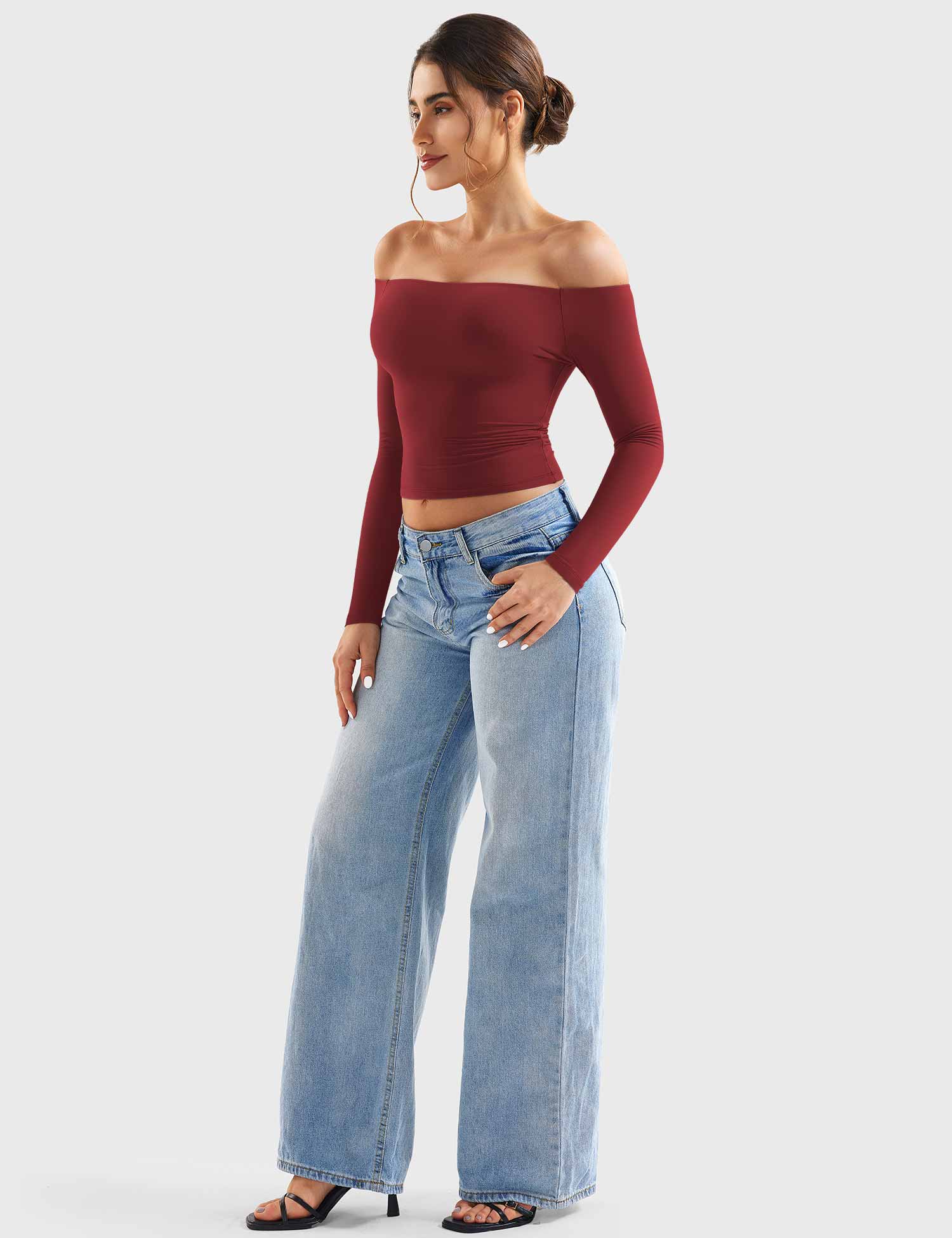 Velouré Luzlie Off Shoulder Top