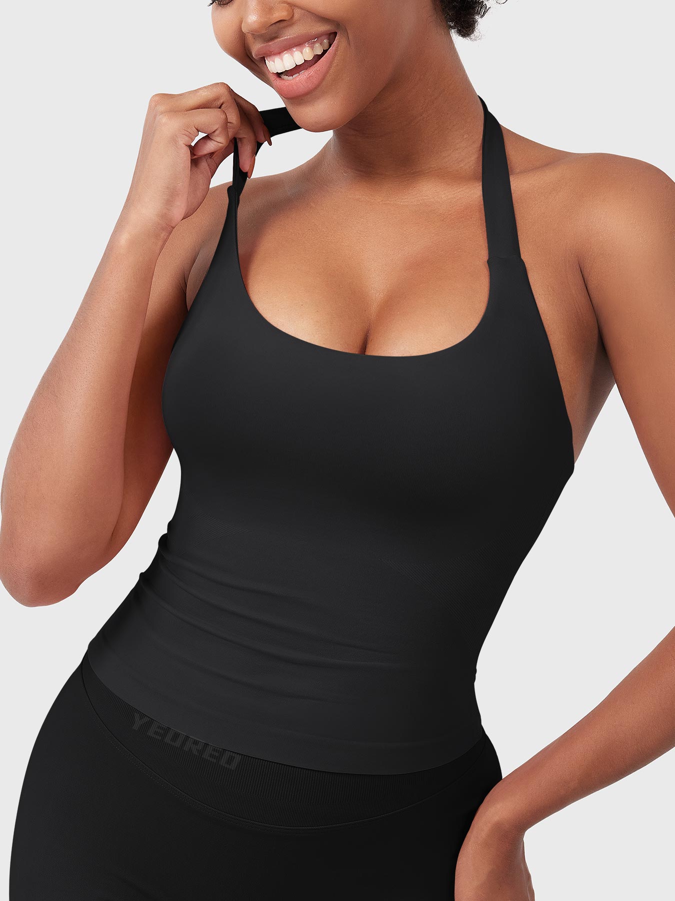 Velouré Flesil SoftHue Halter Tank
