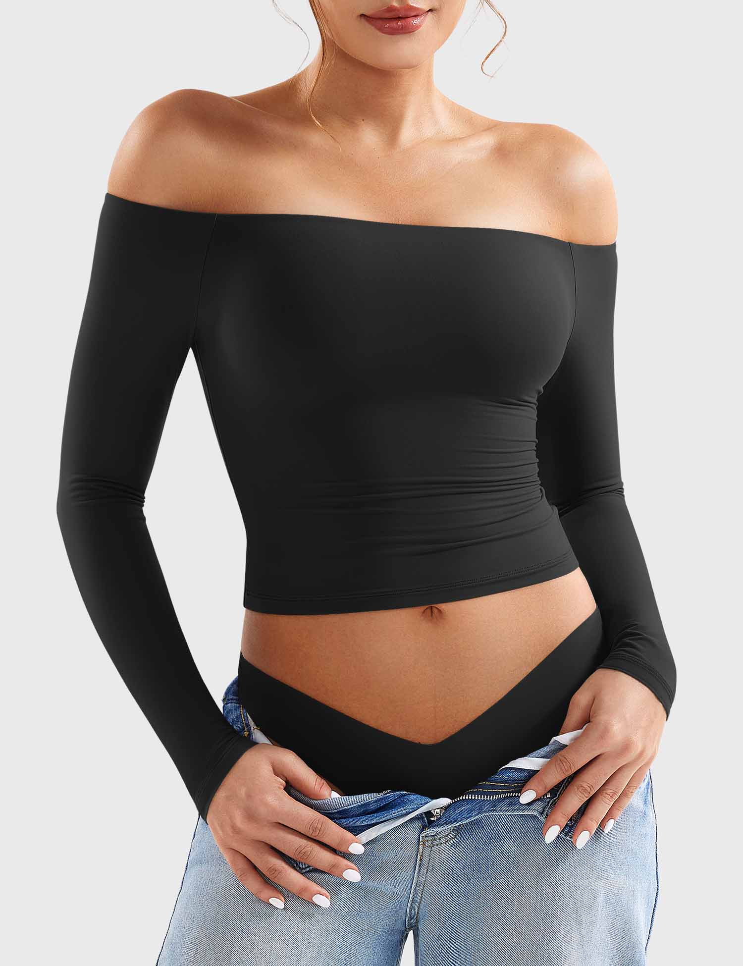 Velouré Luzlie Off Shoulder Top