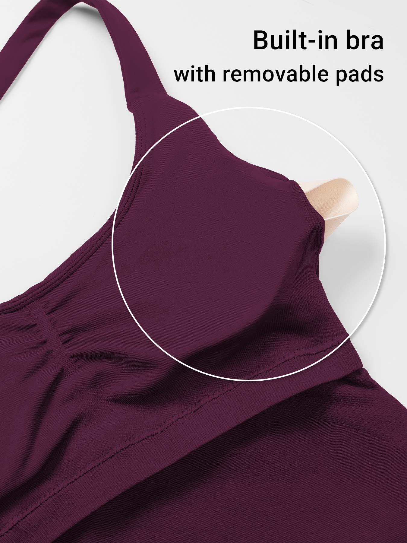 Velouré Flesil SoftHue Halter Tank