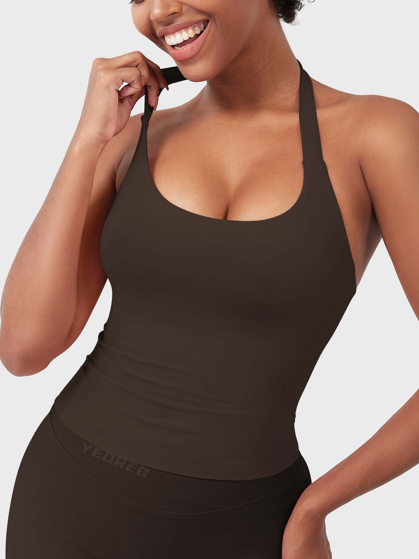 Velouré Flesil SoftHue Halter Tank