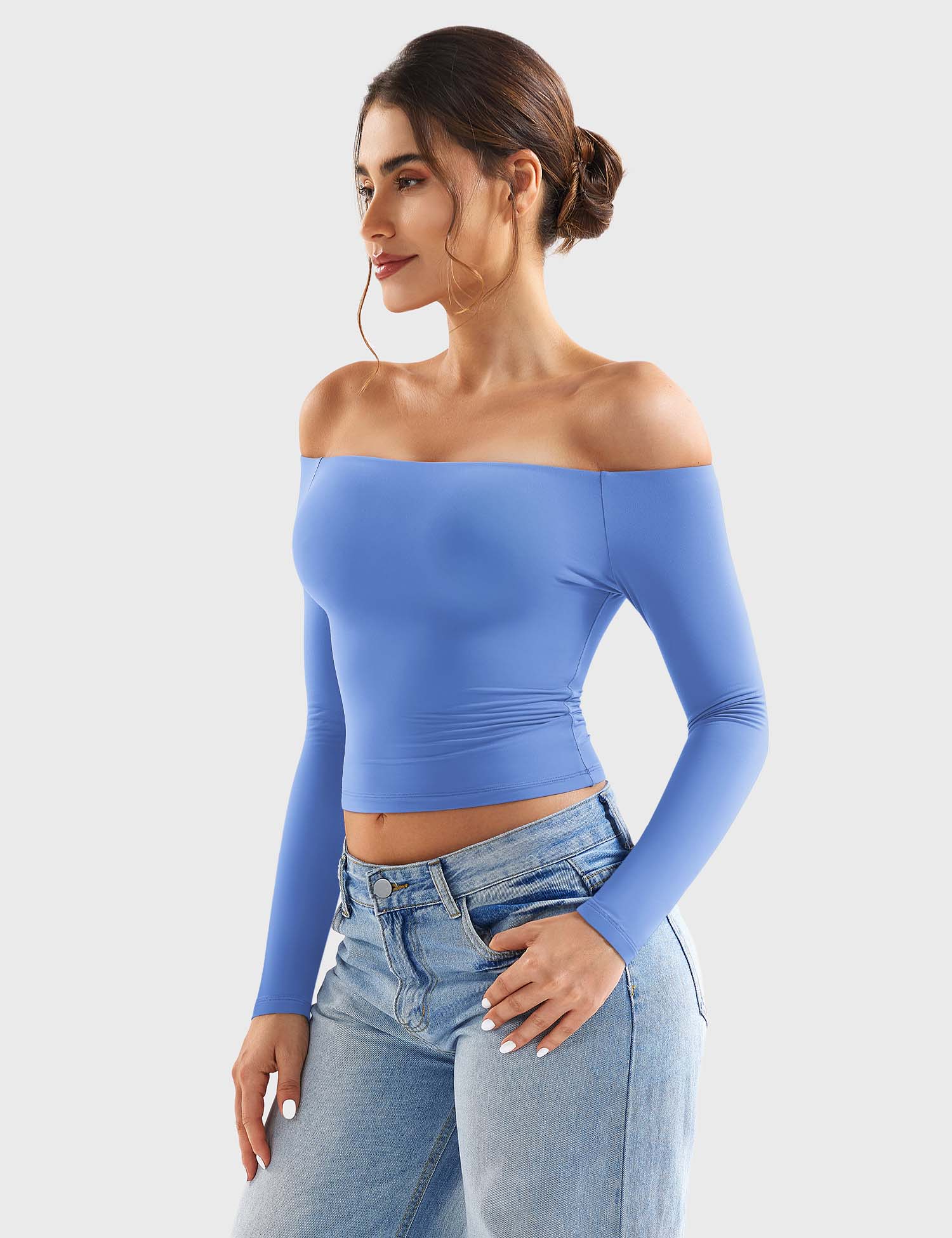 Velouré Luzlie Off Shoulder Top