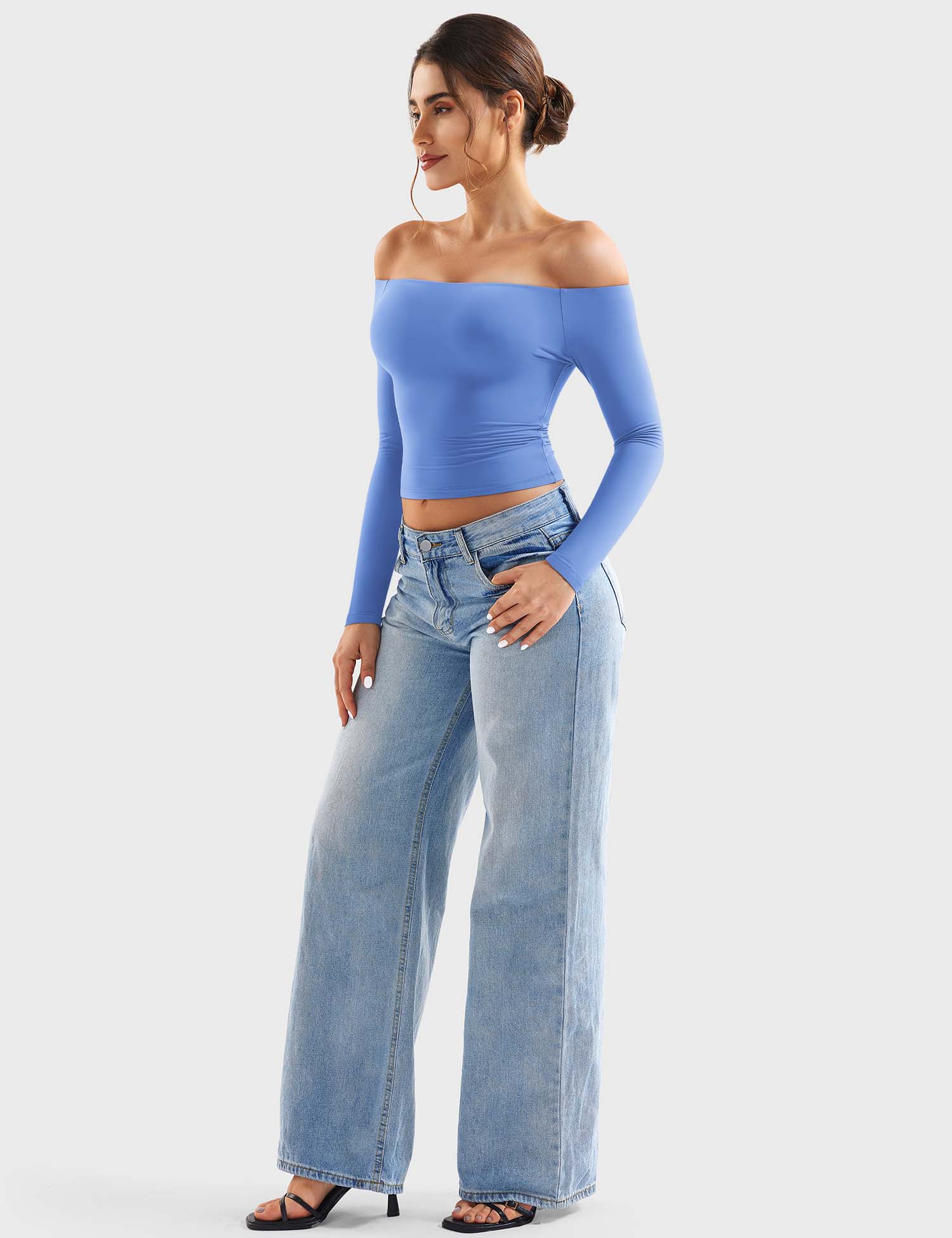 Velouré Luzlie Off Shoulder Top
