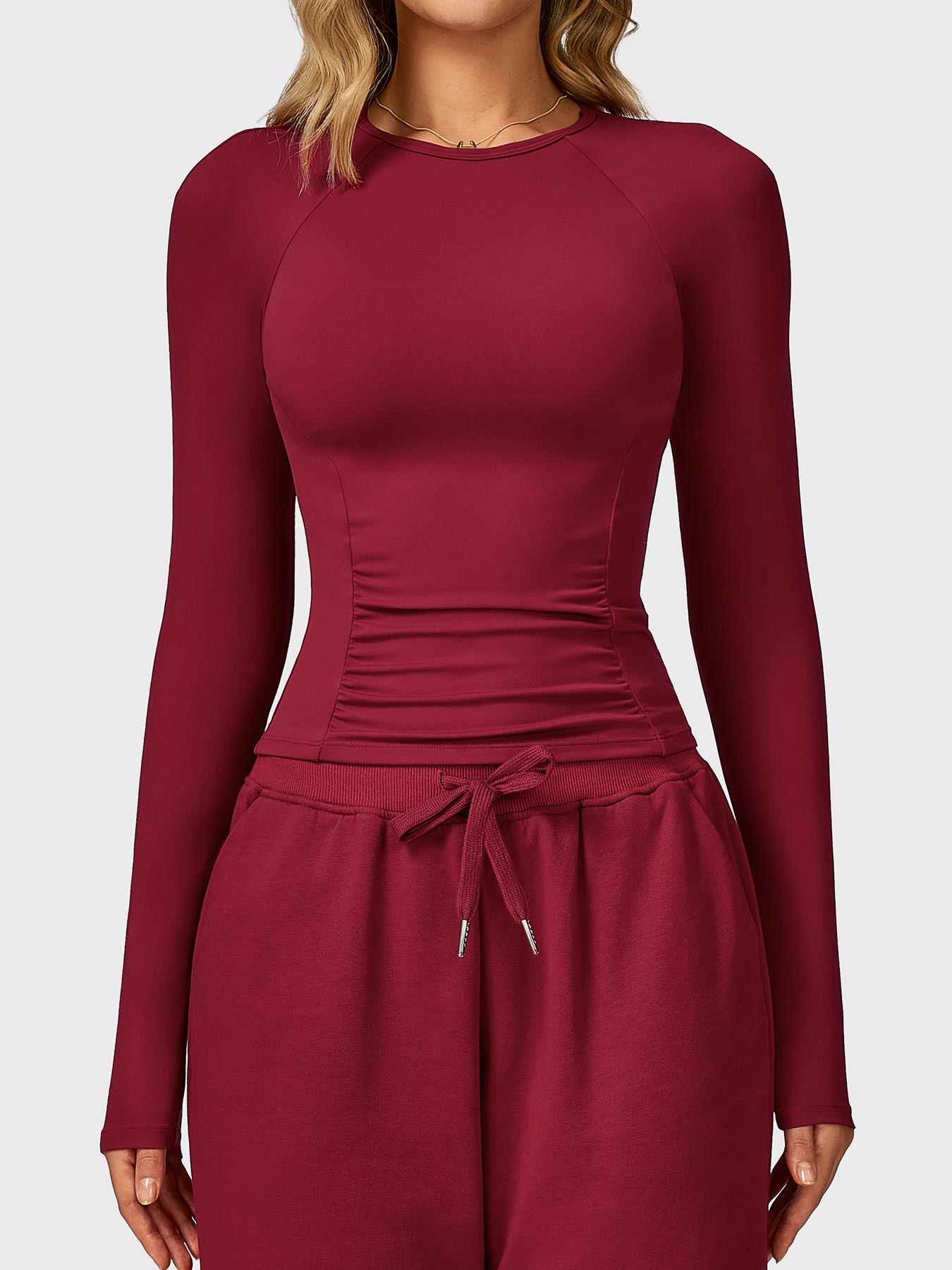 Velouré Lesley Sculpted Long Sleeves Top