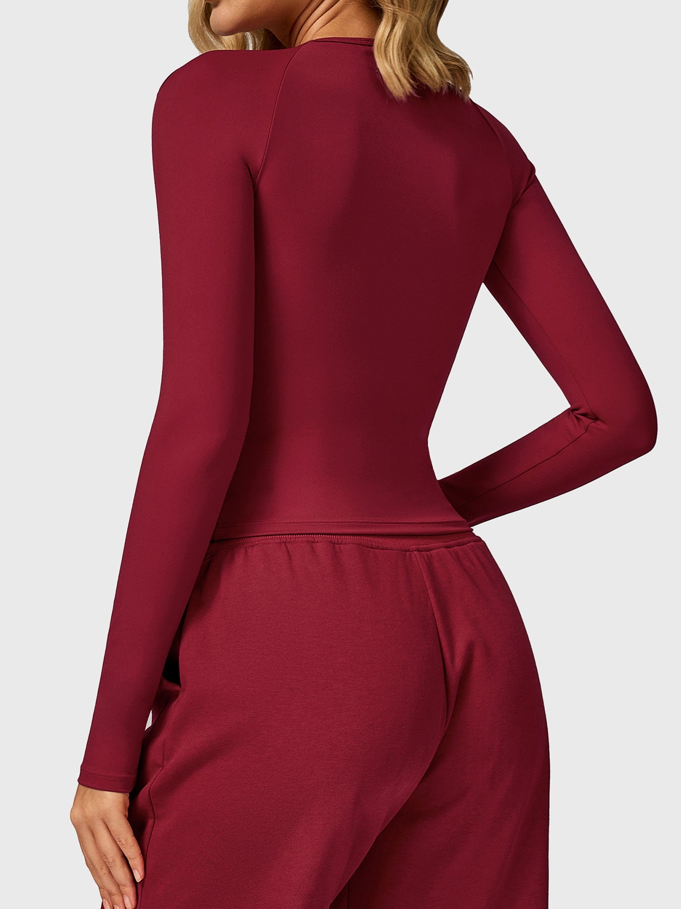 Velouré Lesley Sculpted Long Sleeves Top