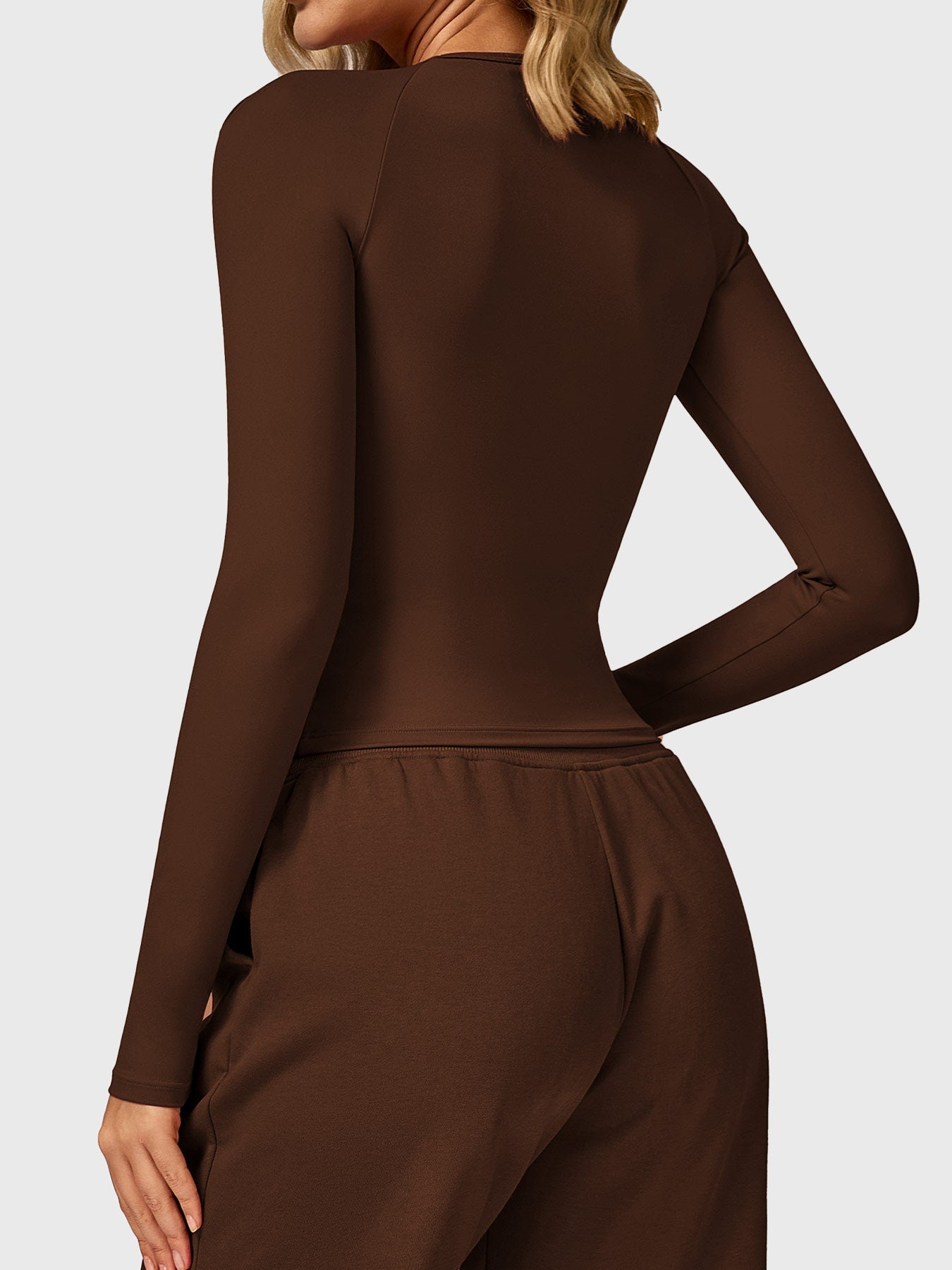 Velouré Lesley Sculpted Long Sleeves Top