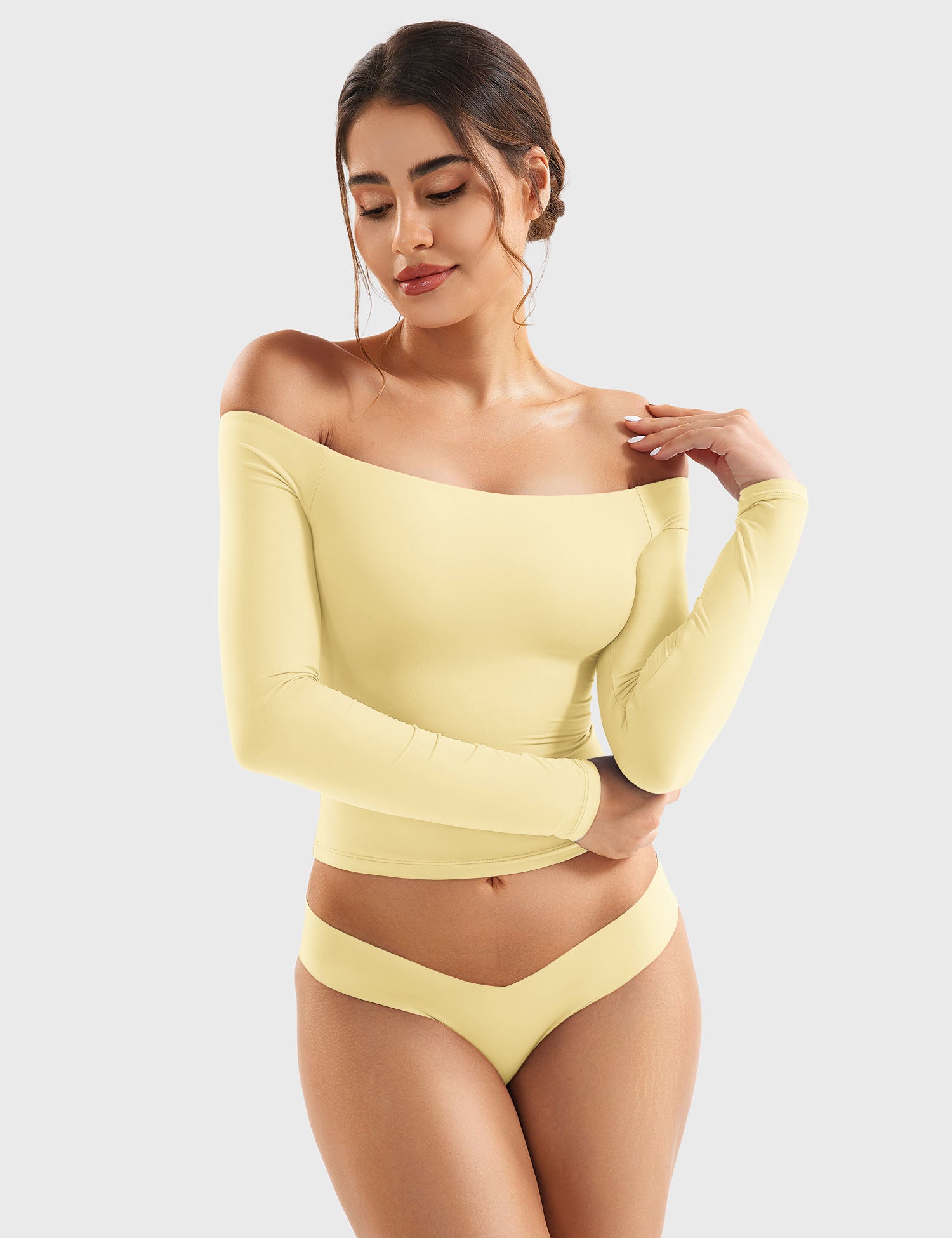 Velouré Luzlie Off Shoulder Top