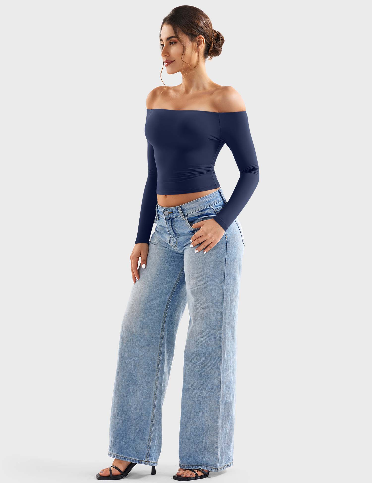 Velouré Luzlie Off Shoulder Top