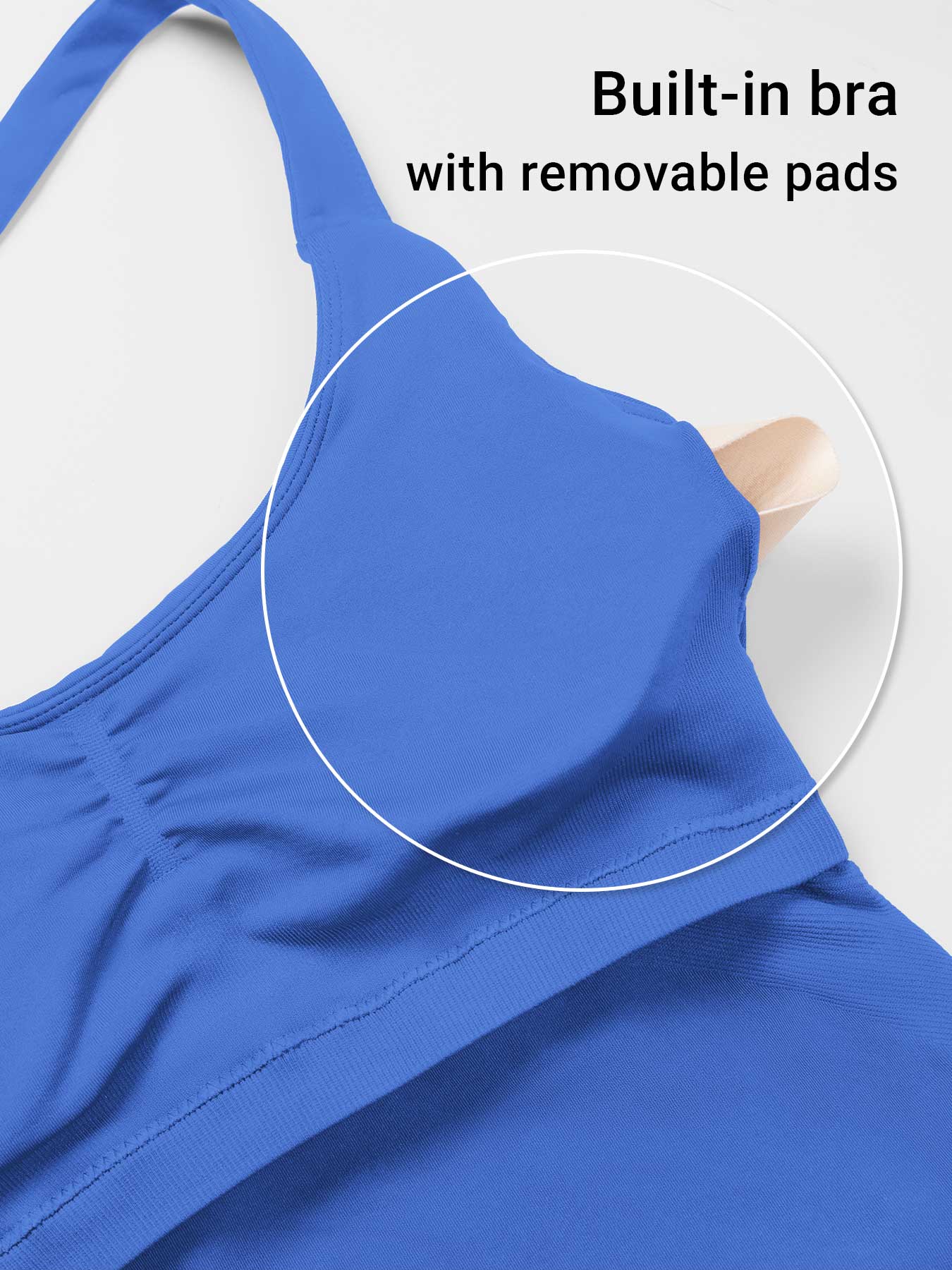 Velouré Flesil SoftHue Halter Tank