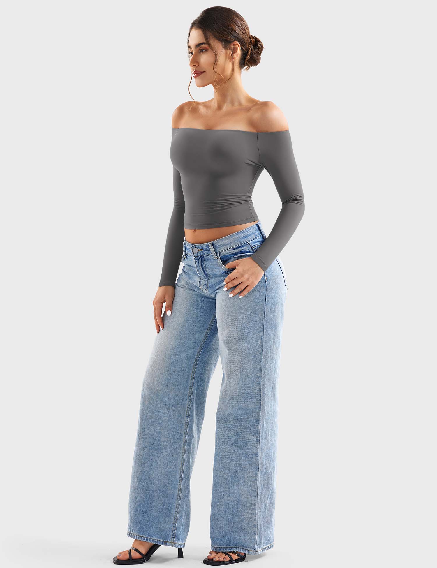 Velouré Luzlie Off Shoulder Top