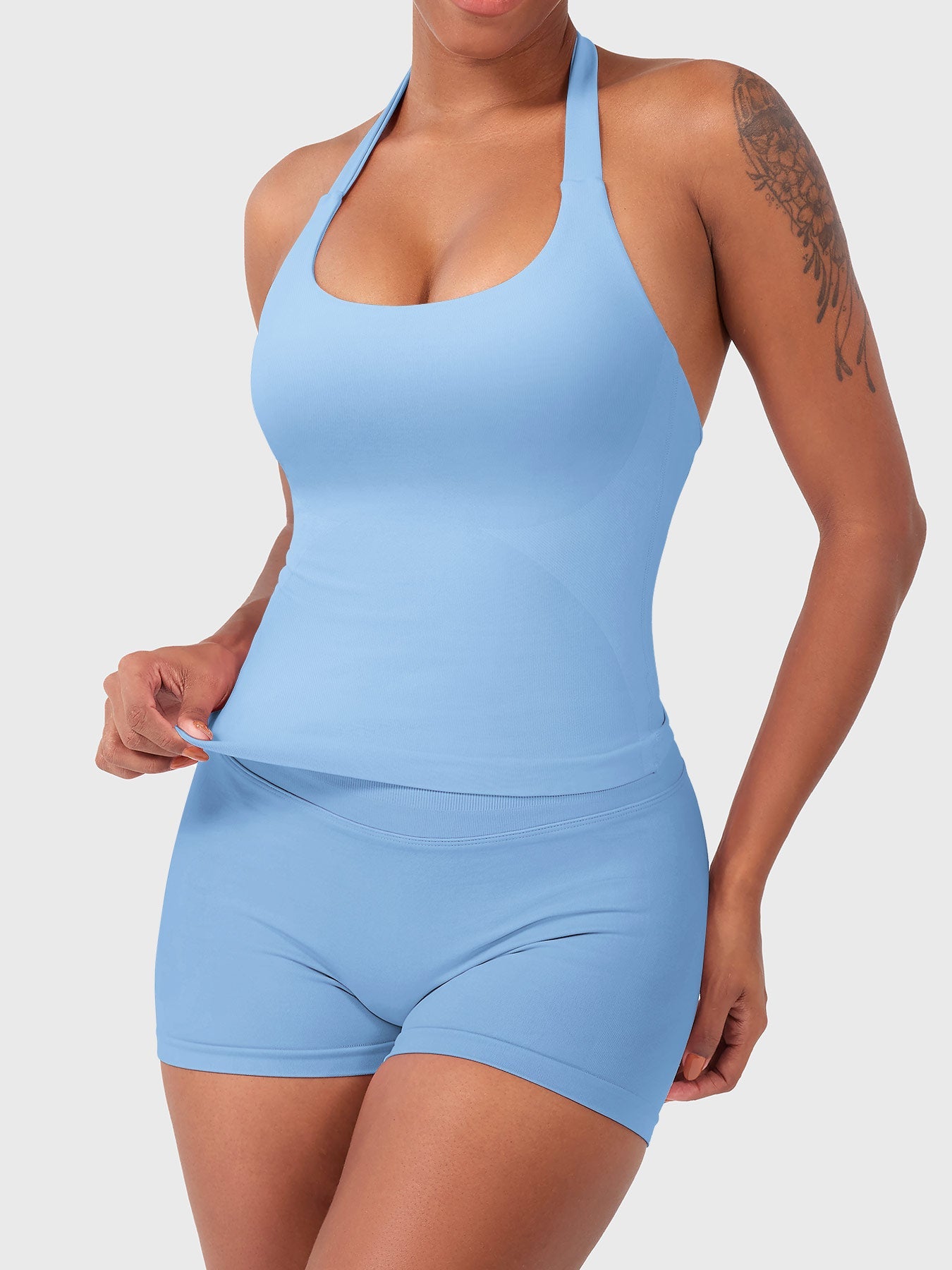 Velouré Flesil SoftHue Halter Tank
