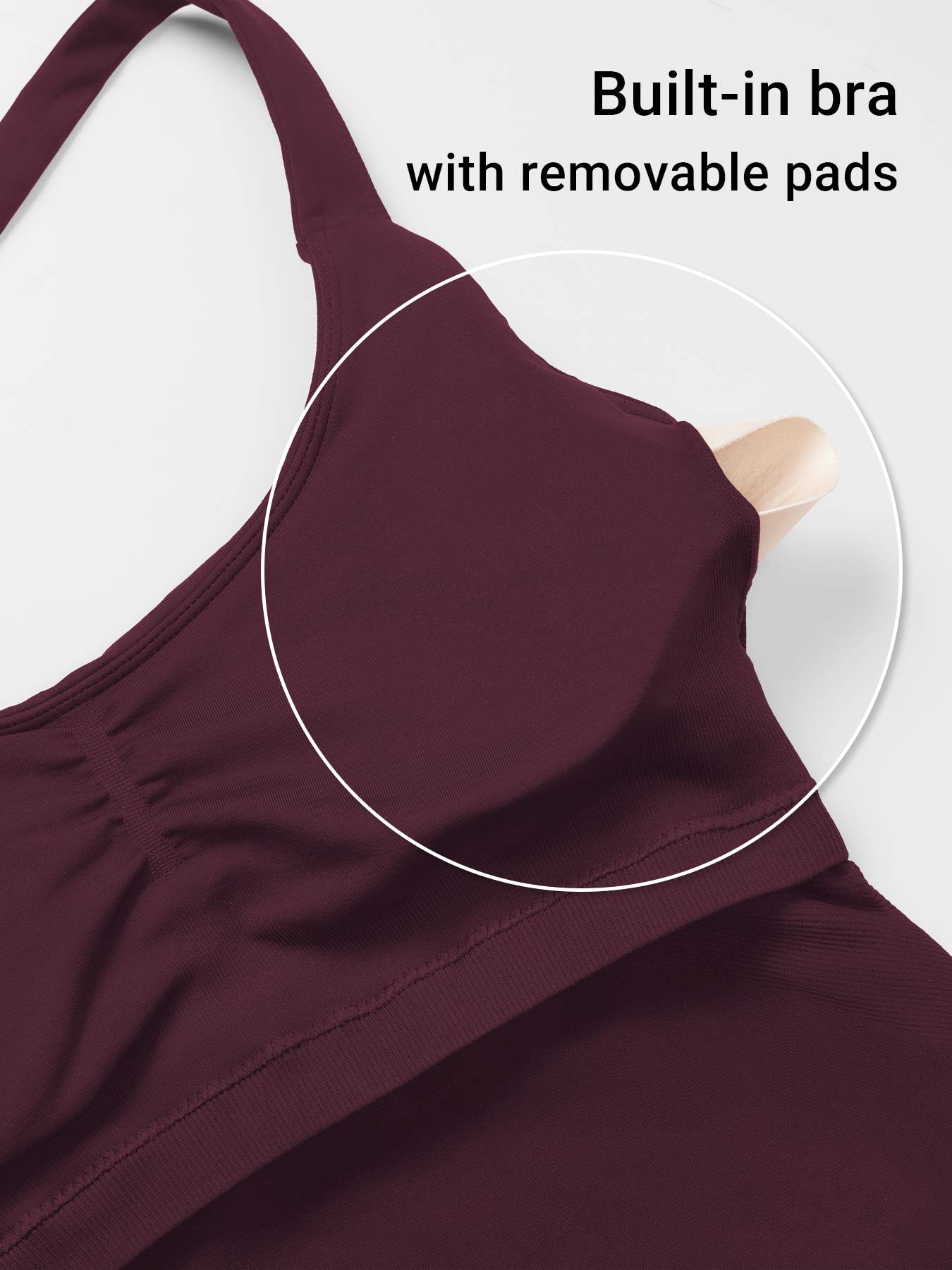 Velouré Flesil SoftHue Halter Tank