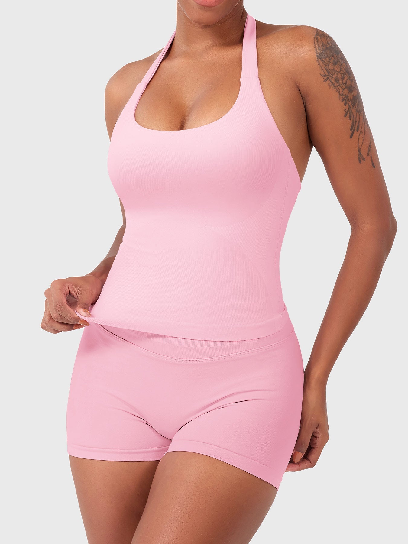 Velouré Flesil SoftHue Halter Tank