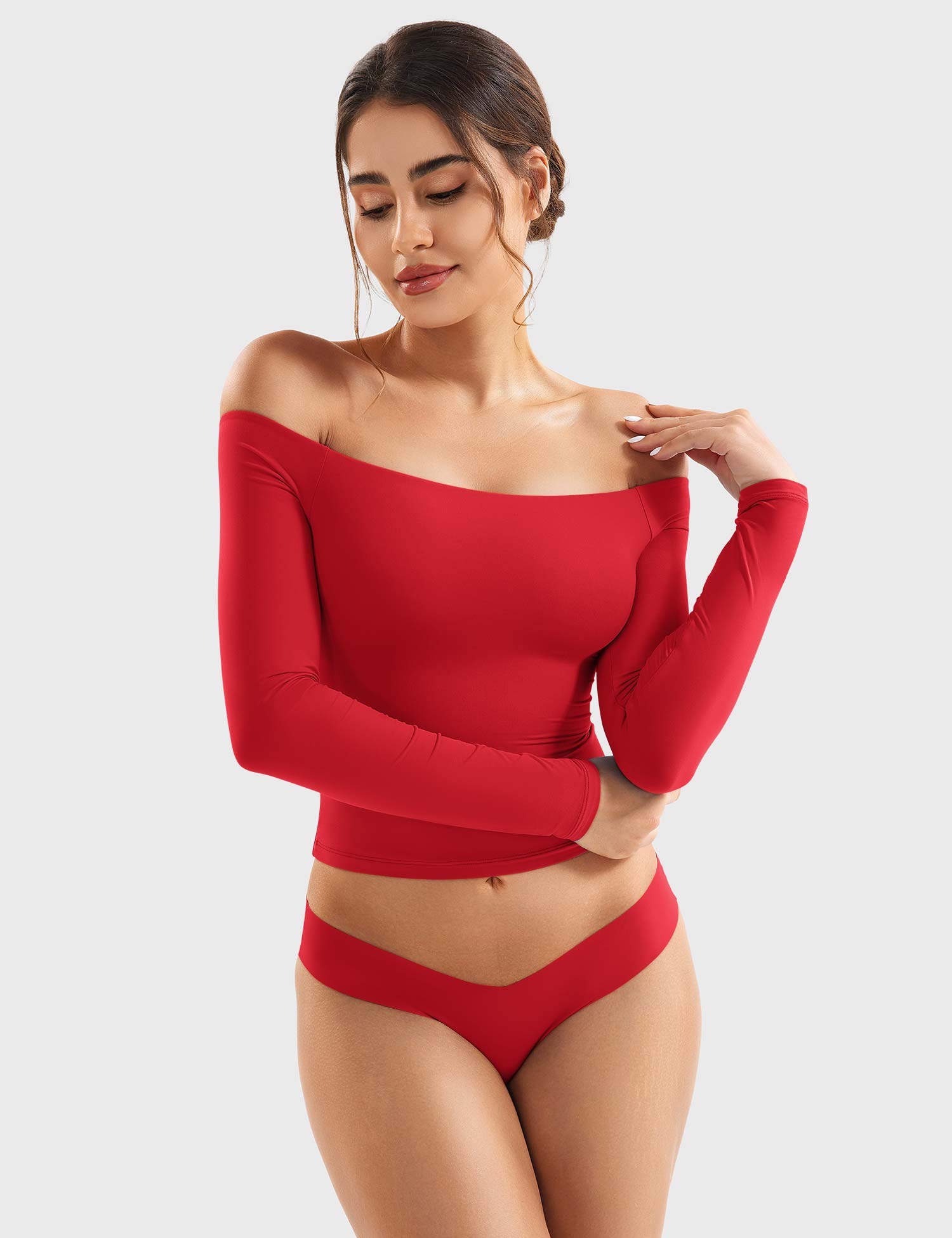 Velouré Luzlie Off Shoulder Top