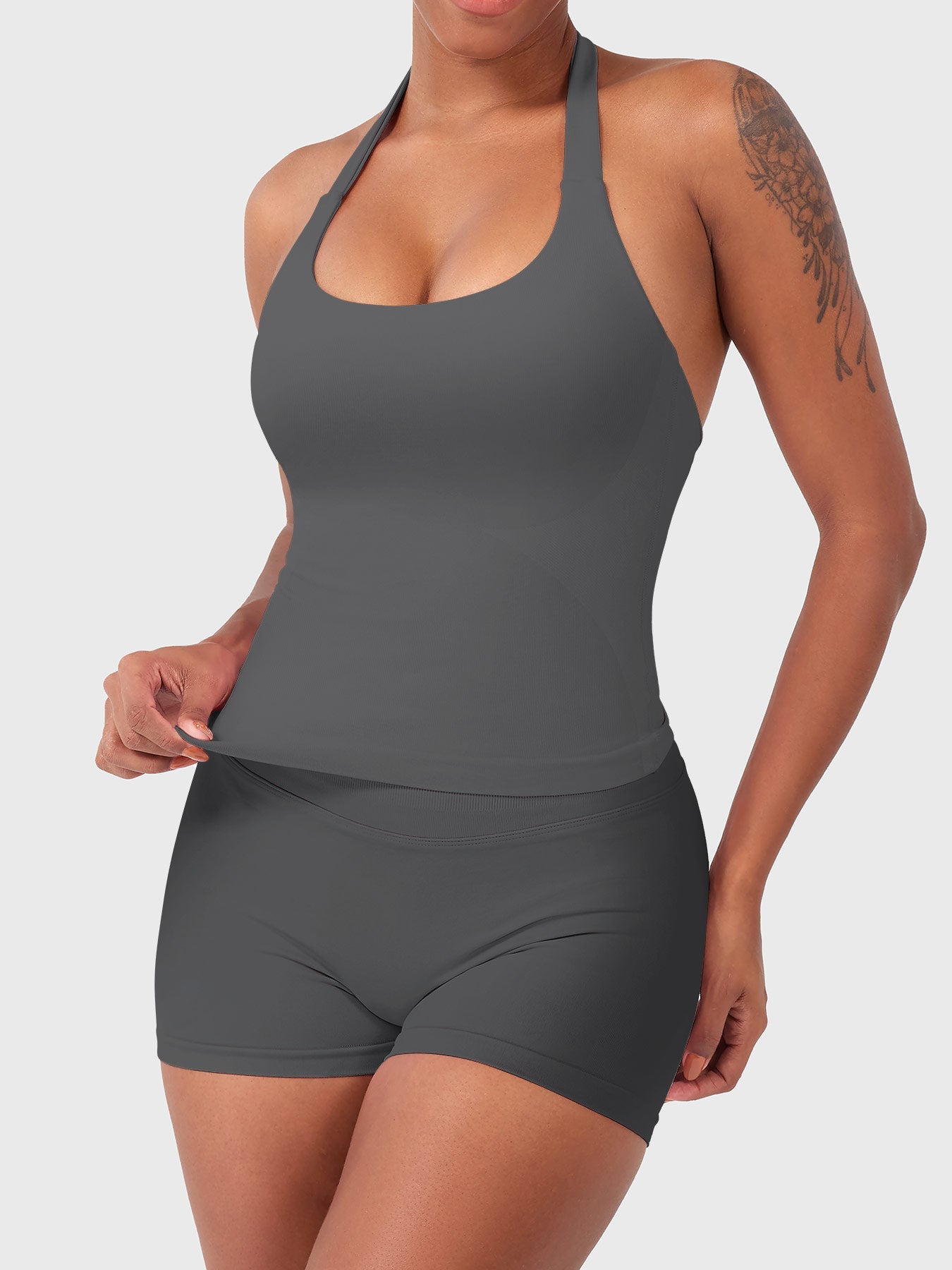 Velouré Flesil SoftHue Halter Tank