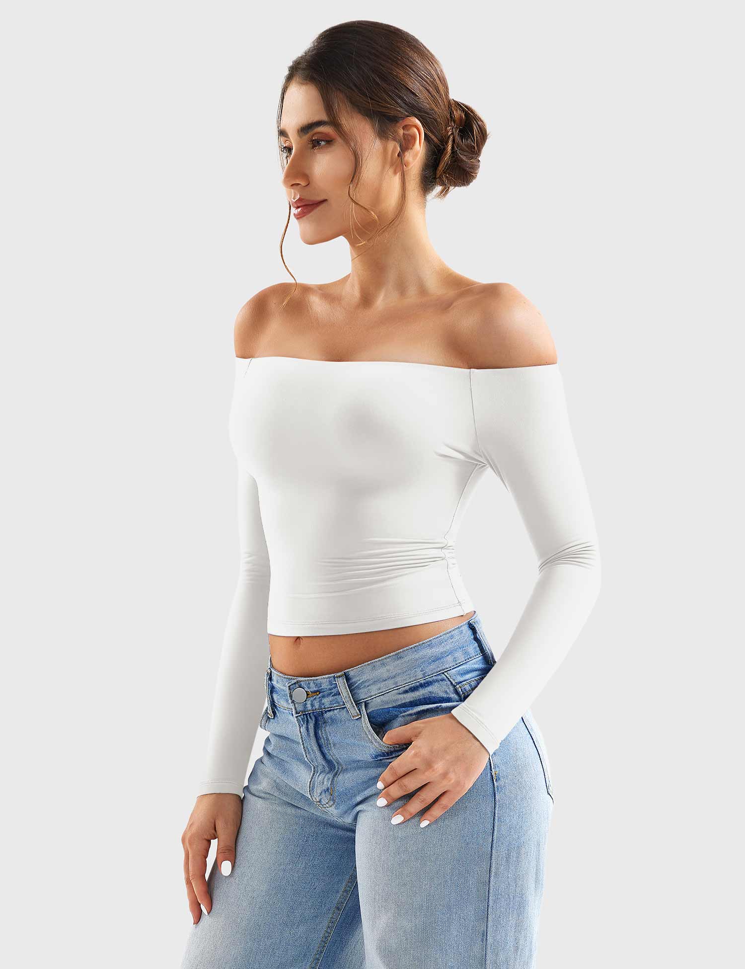 Velouré Luzlie Off Shoulder Top