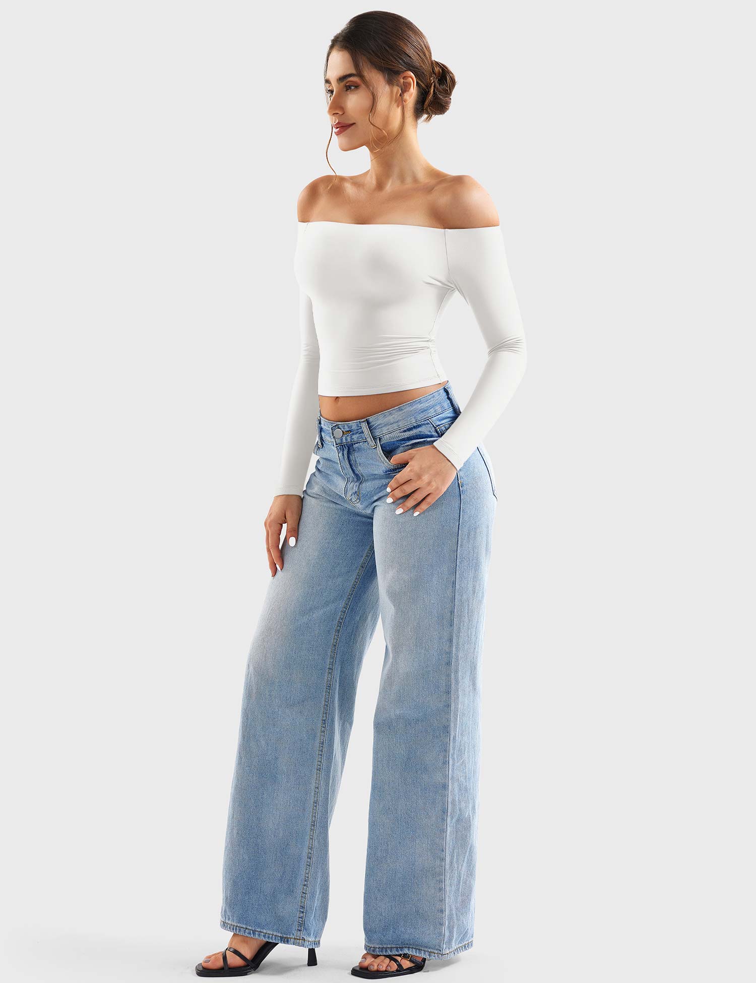 Velouré Luzlie Off Shoulder Top