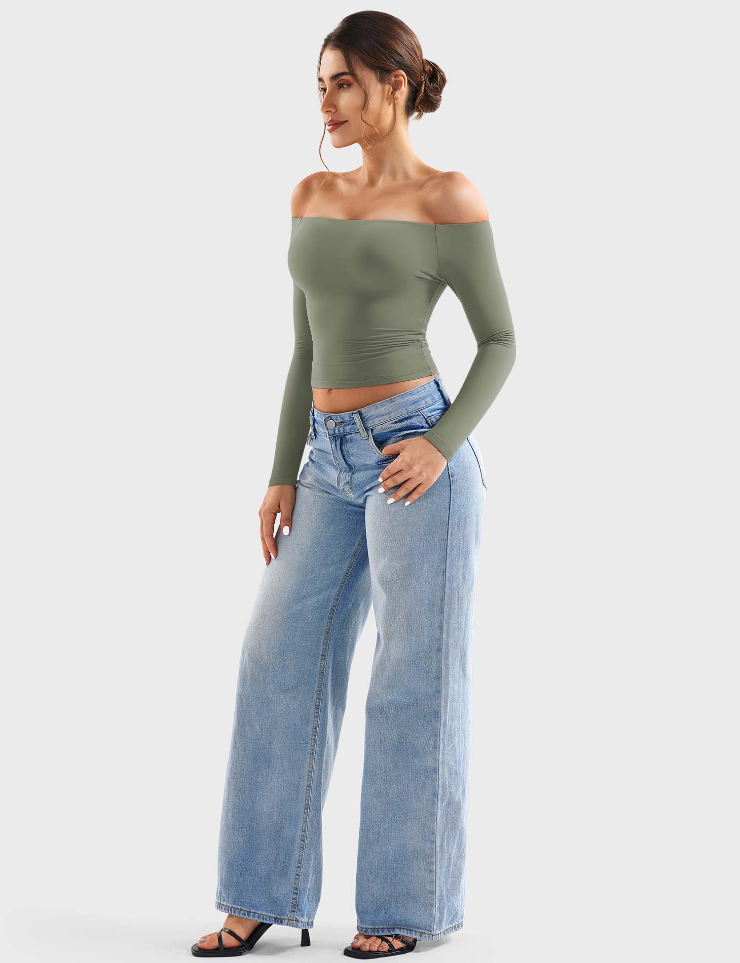 Velouré Luzlie Off Shoulder Top
