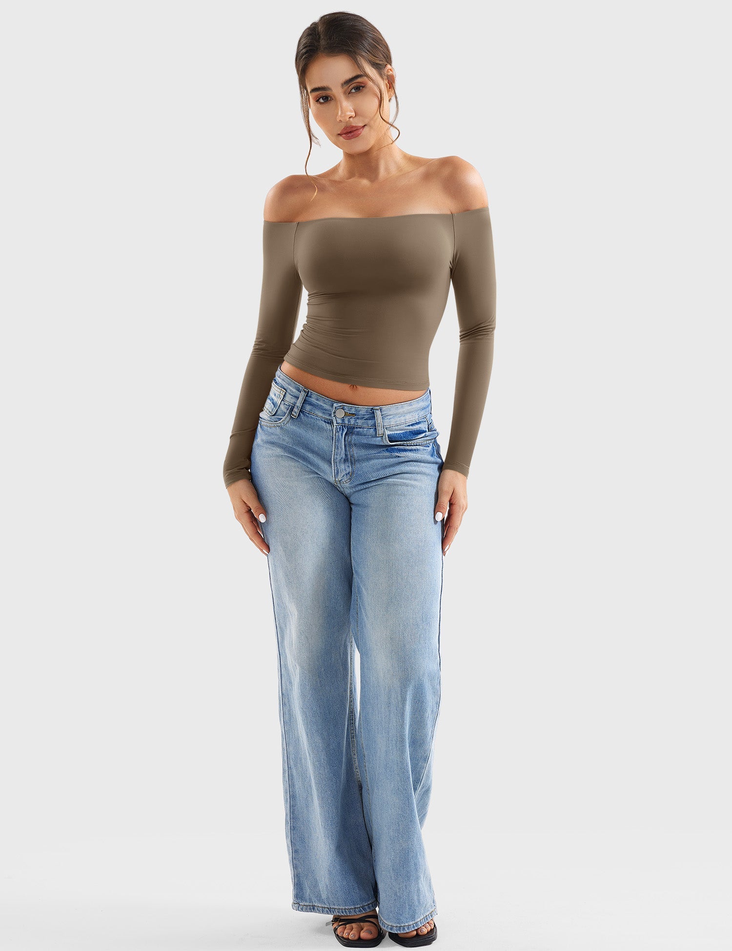 Velouré Luzlie Off Shoulder Top