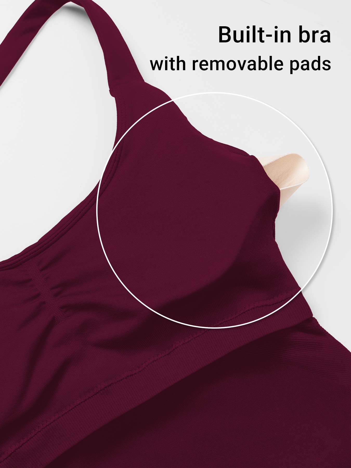 Velouré Flesil SoftHue Halter Tank