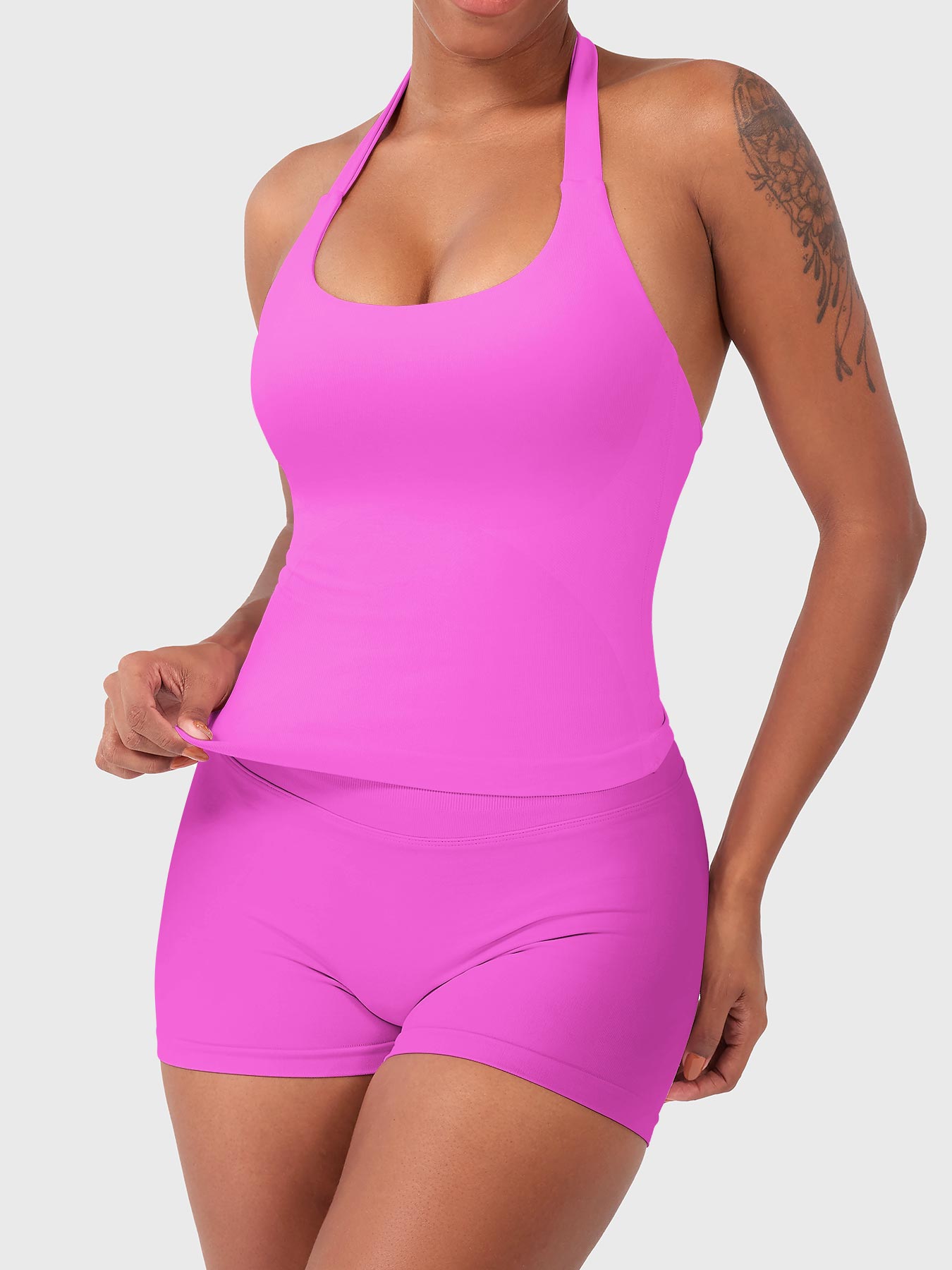 Velouré Flesil SoftHue Halter Tank