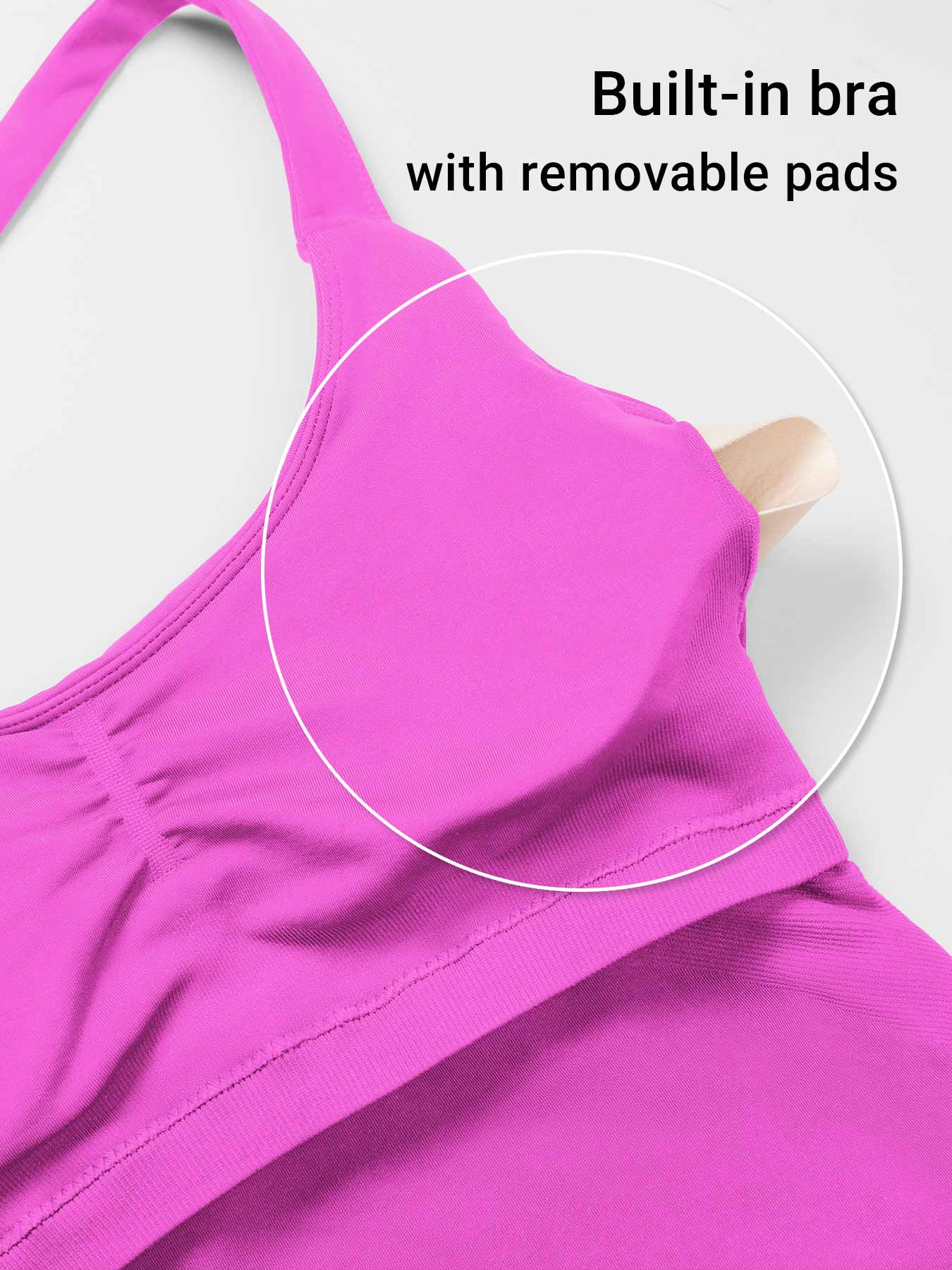 Velouré Flesil SoftHue Halter Tank