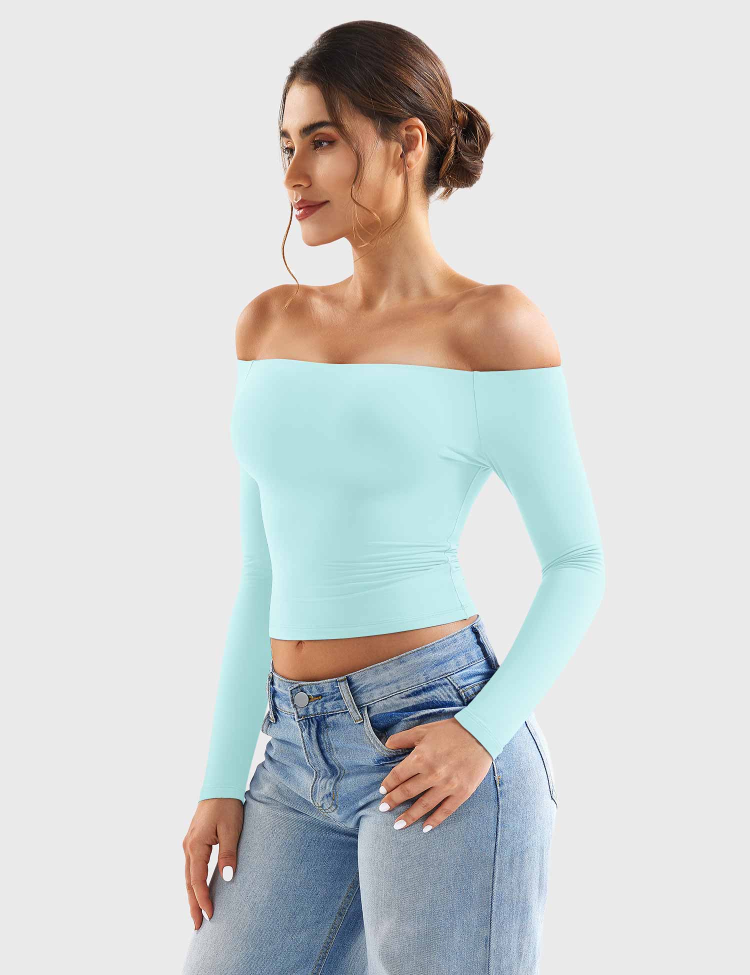 Velouré Luzlie Off Shoulder Top