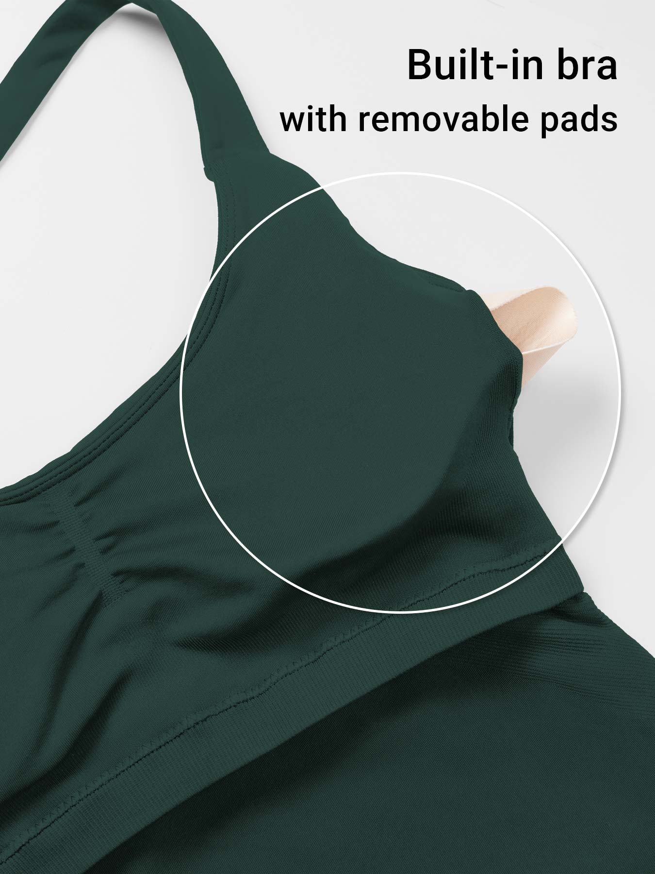 Velouré Flesil SoftHue Halter Tank
