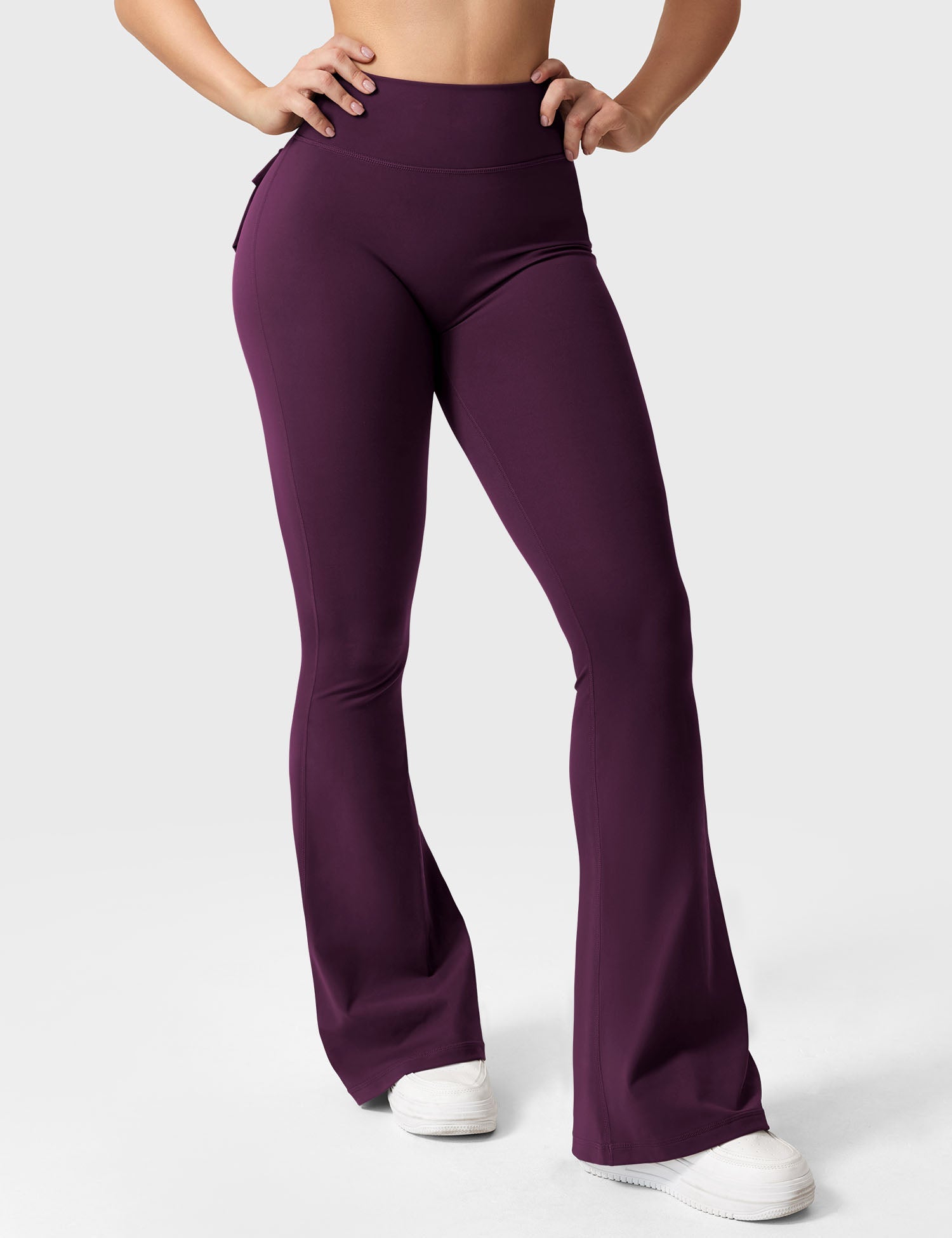 Velouré Brittany Flared Leggings with Pockets