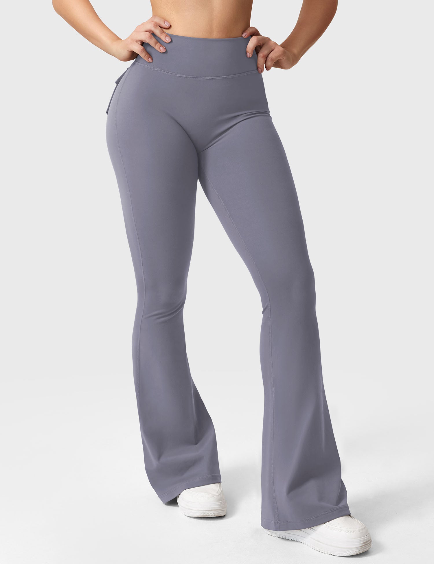 Velouré Brittany Flared Leggings with Pockets