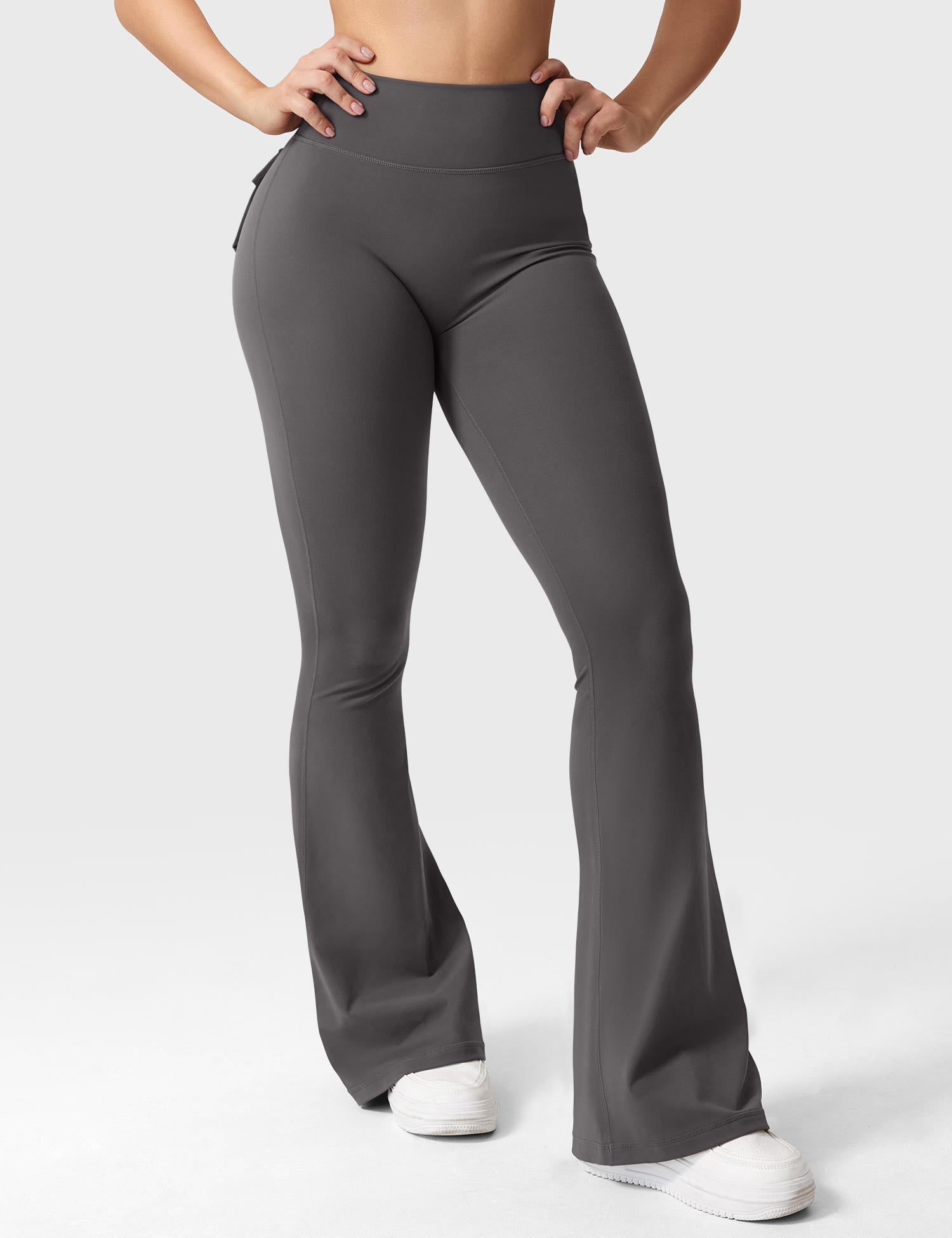 Velouré Brittany Flared Leggings with Pockets