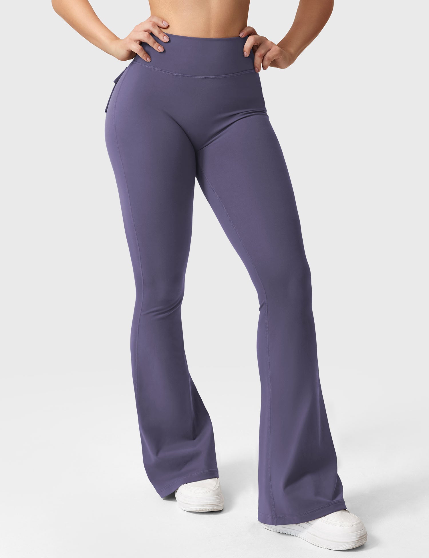 Velouré Brittany Flared Leggings with Pockets