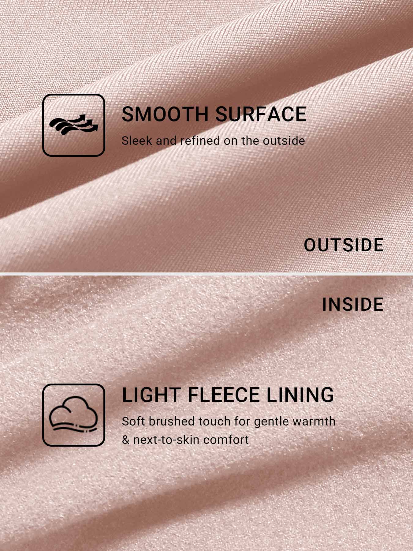 Velouré Eddiy 33" Fleece Straight Leg Leggings