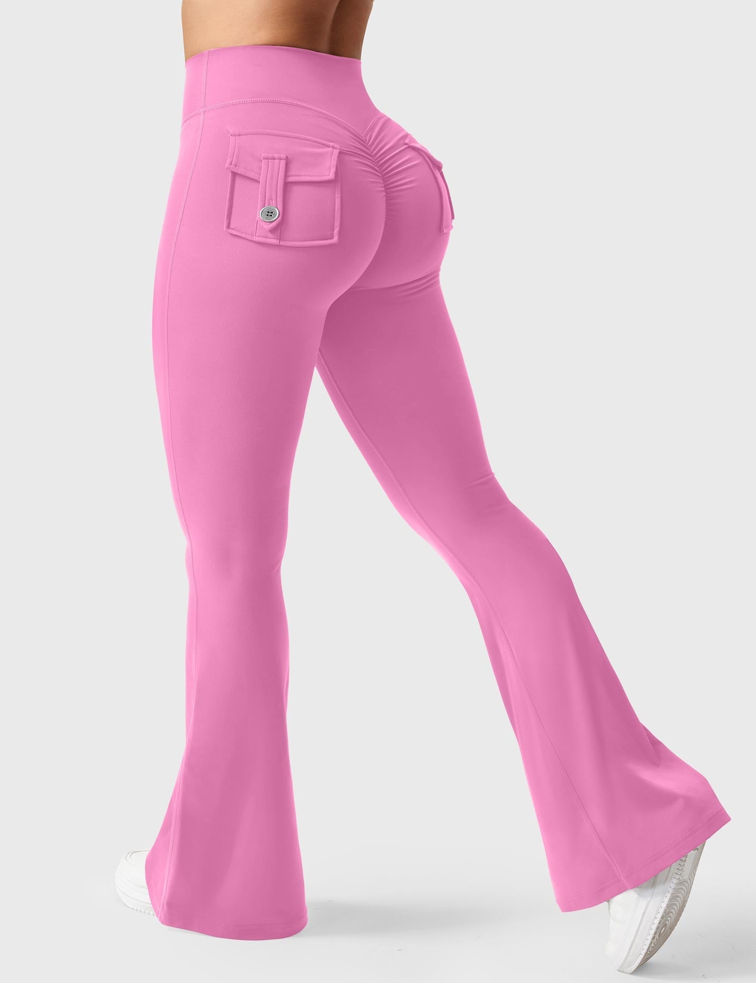 Velouré Brittany Flared Leggings with Pockets