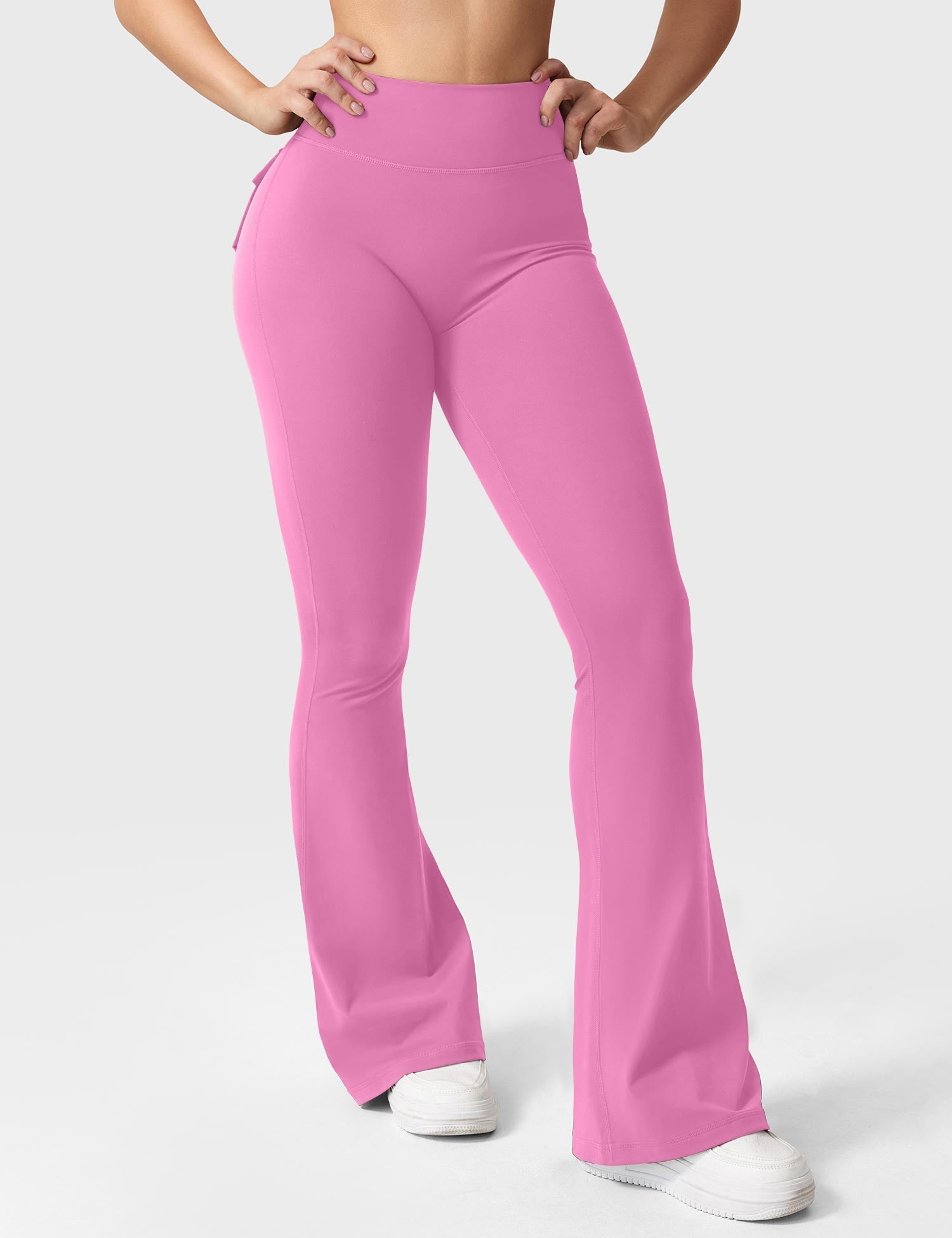 Velouré Brittany Flared Leggings with Pockets