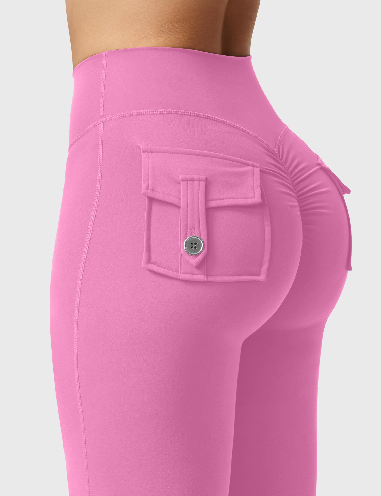 Velouré Brittany Flared Leggings with Pockets