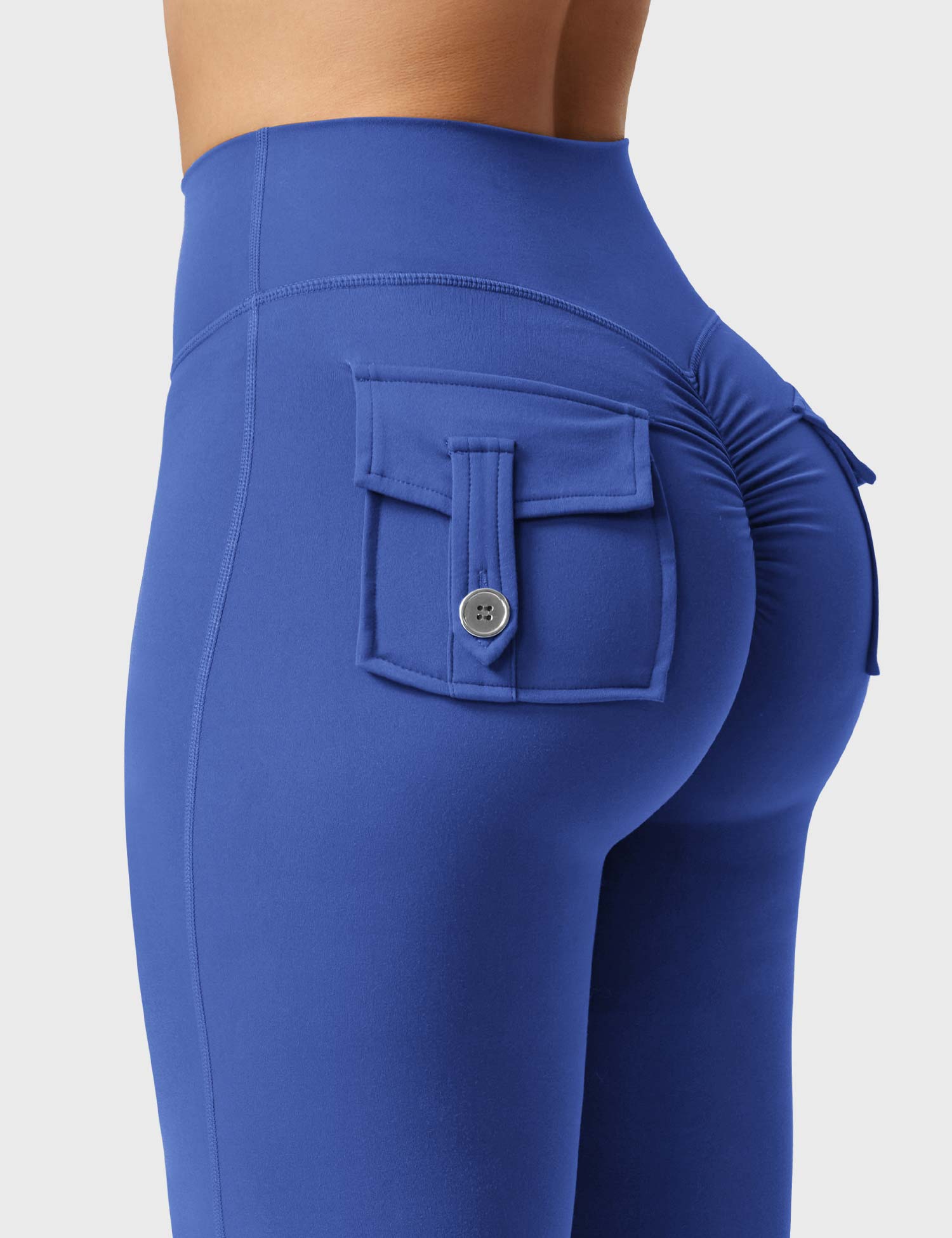 Velouré Brittany Flared Leggings with Pockets