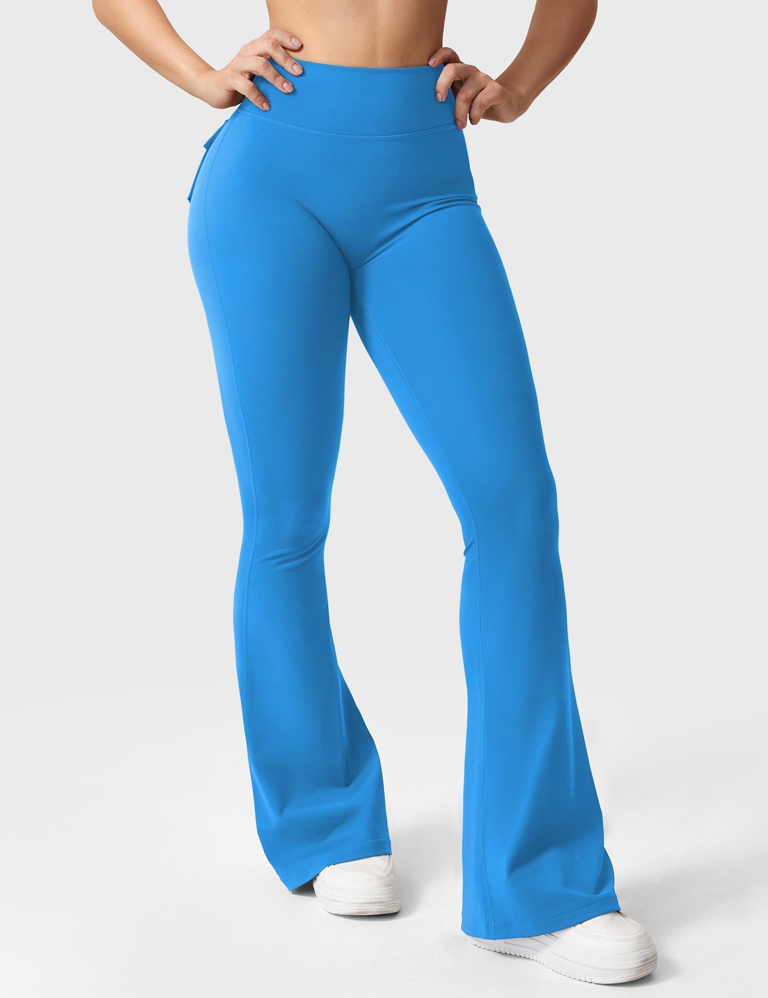 Velouré Brittany Flared Leggings with Pockets